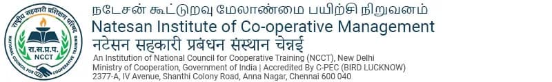 NATESAN INSTITUTE OF CO-OPERATIVE MANAGEMENT