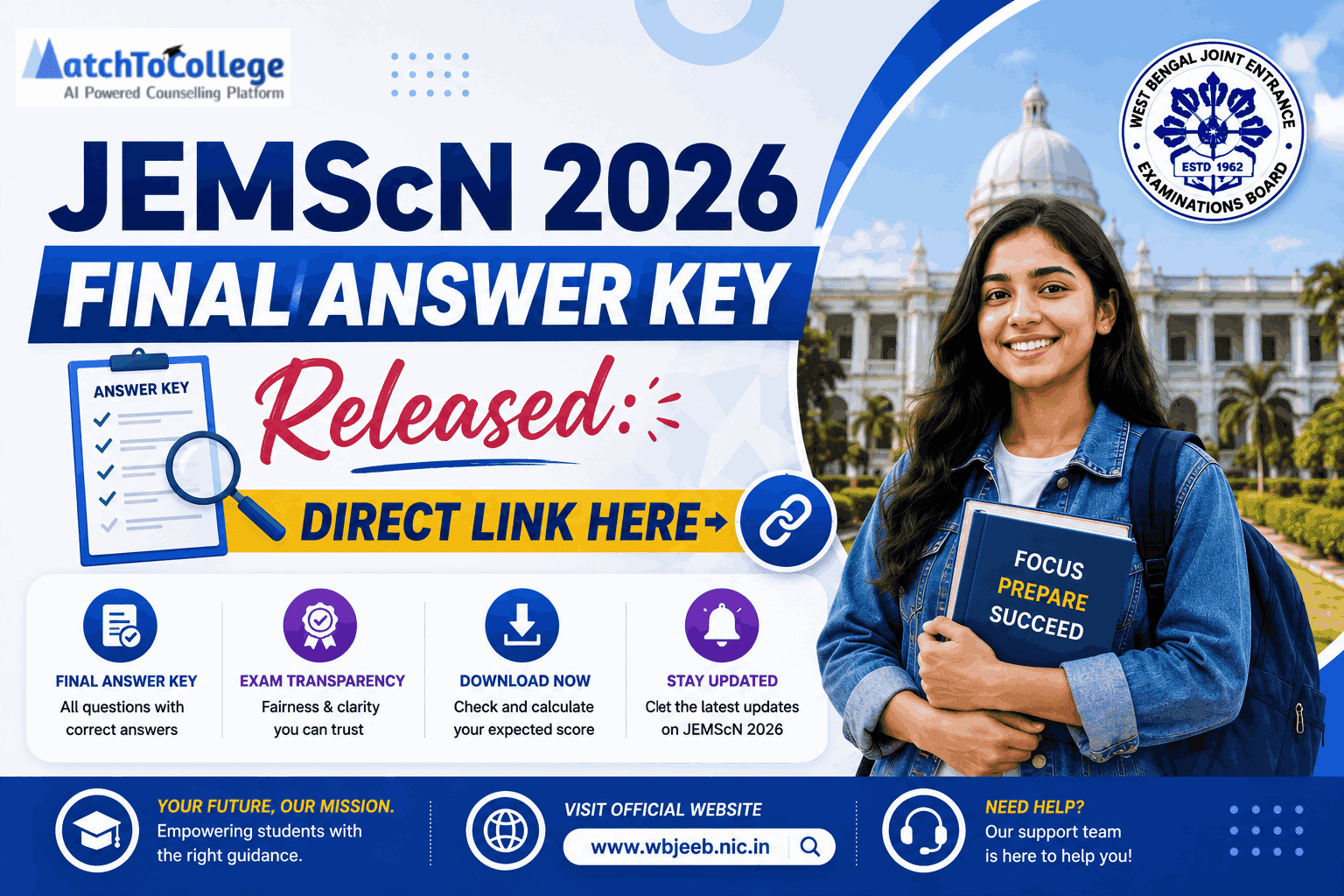 JEMScN 2026 Final Answer Key Released: Direct Link Here