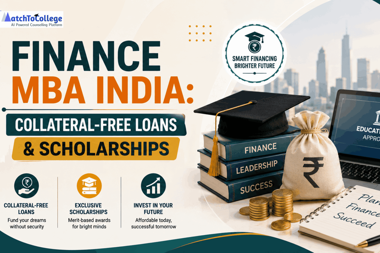 Finance MBA India: Collateral-Free Loans & Scholarships