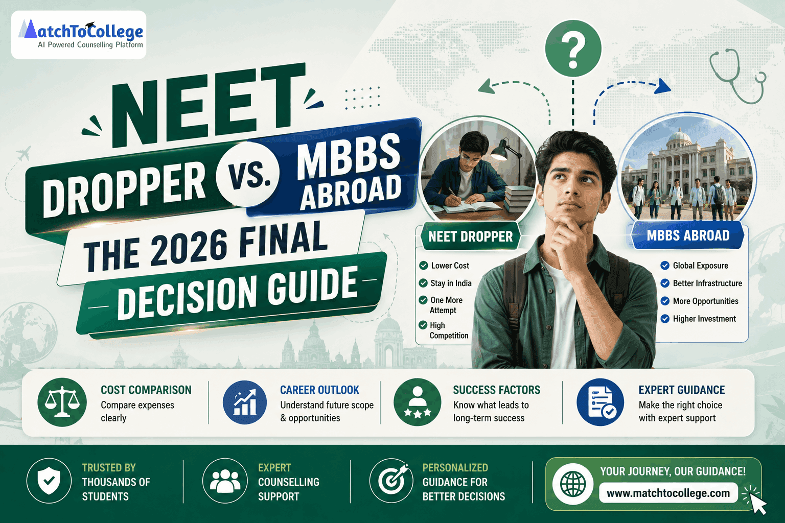 NEET Dropper vs. MBBS Abroad: The 2026 Final Decision Guide