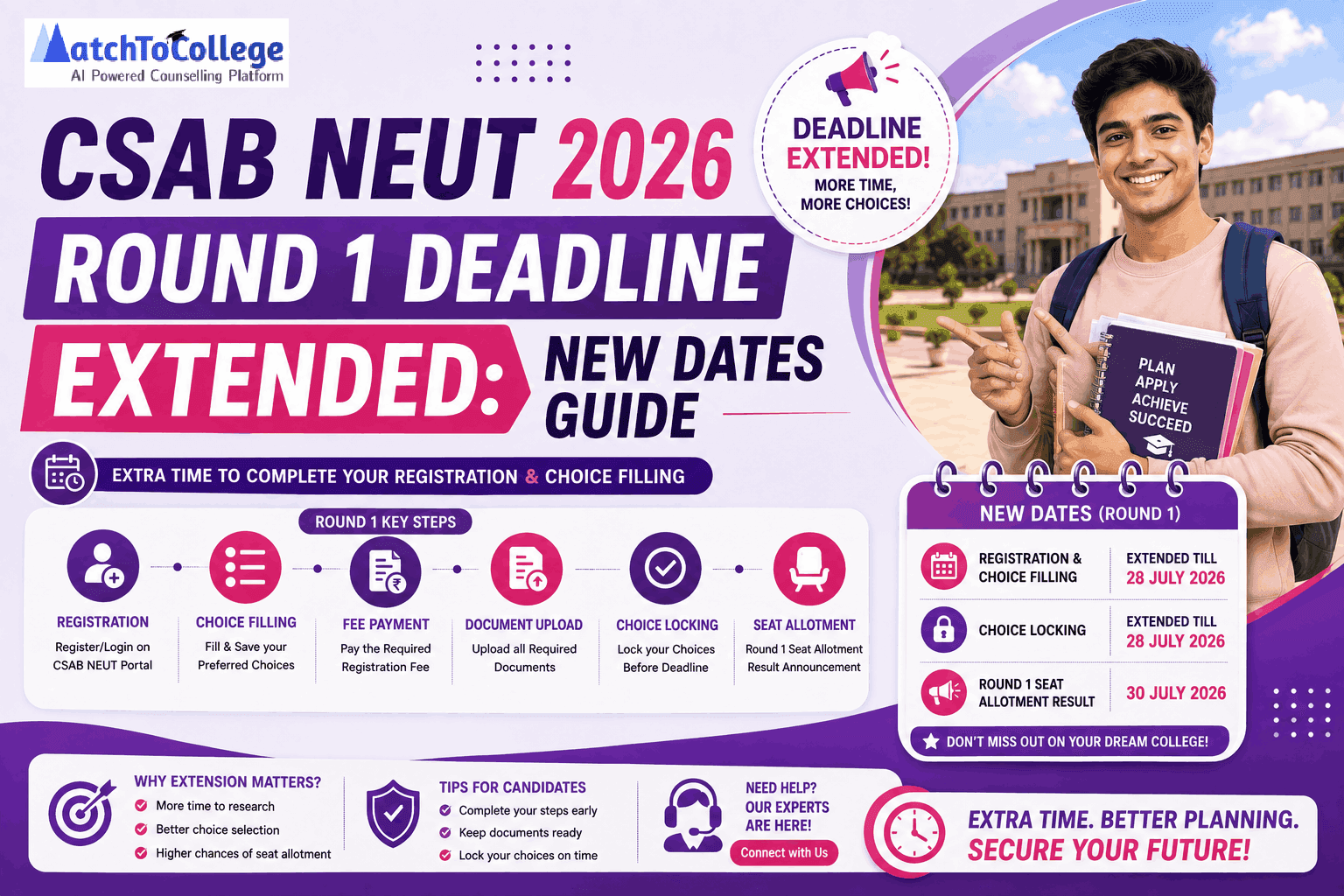 CSAB NEUT 2026 Round 1 Deadline Extended: New Dates Guide
