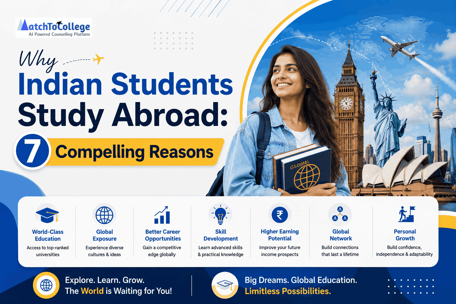 Why Indian Students Study Abroad: 7 Compelling Reasons
