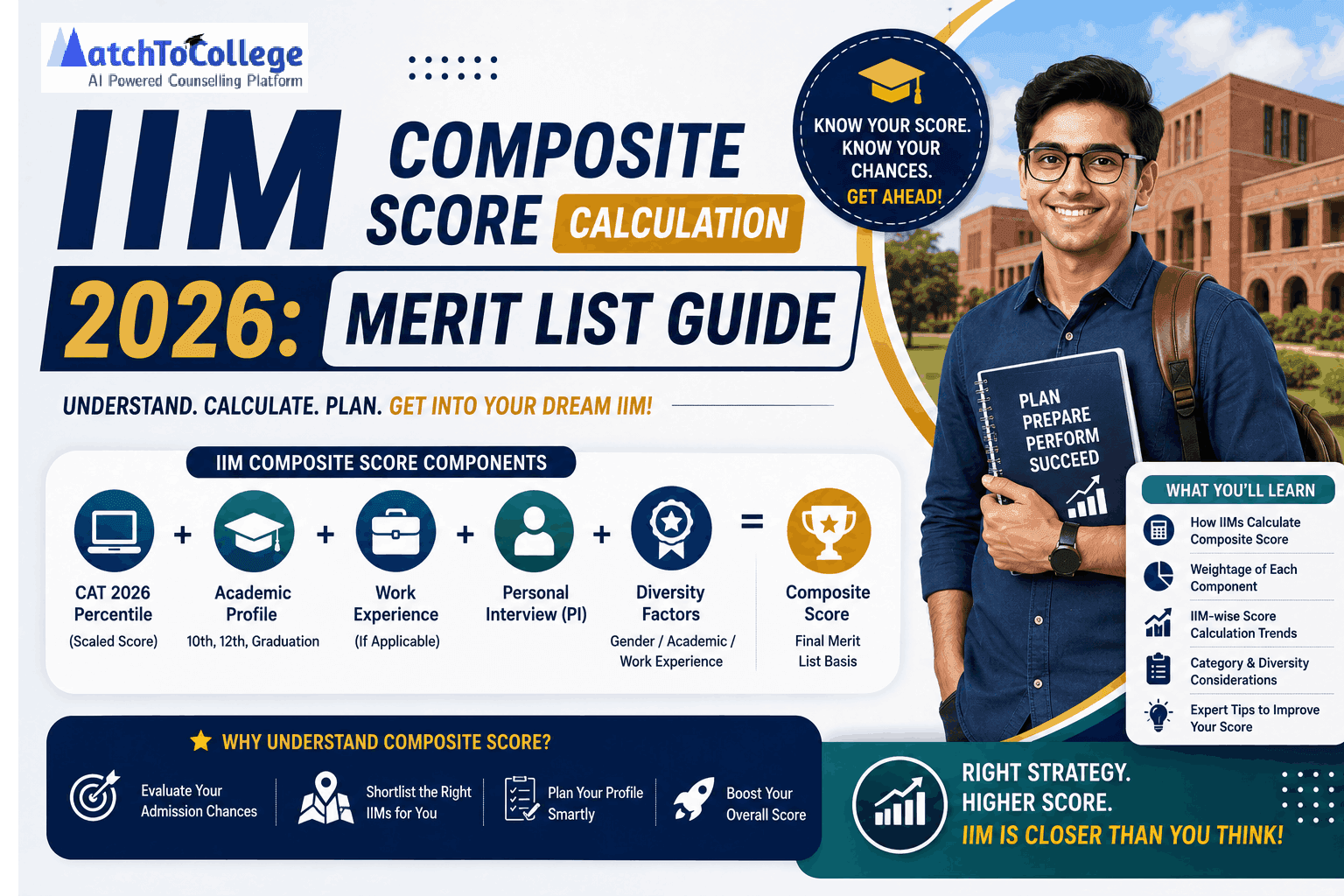 IIM Composite Score Calculation 2026: Merit List Guide