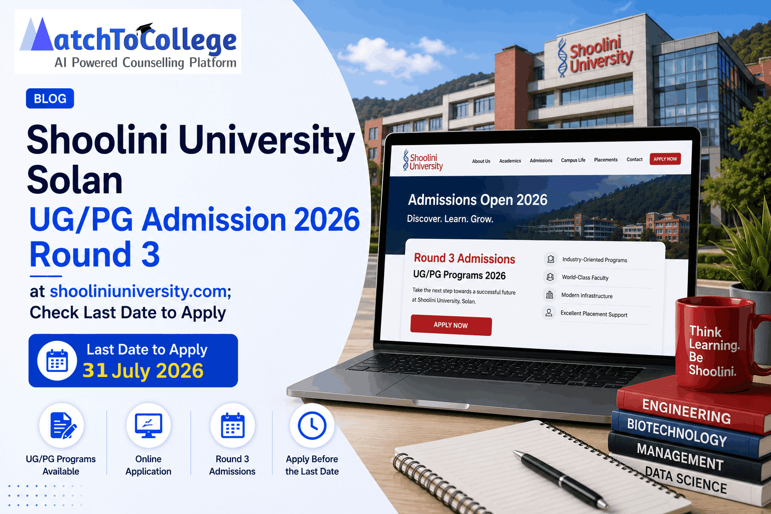 Shoolini University 2026 Round 3 Admissions Open: Apply Now!