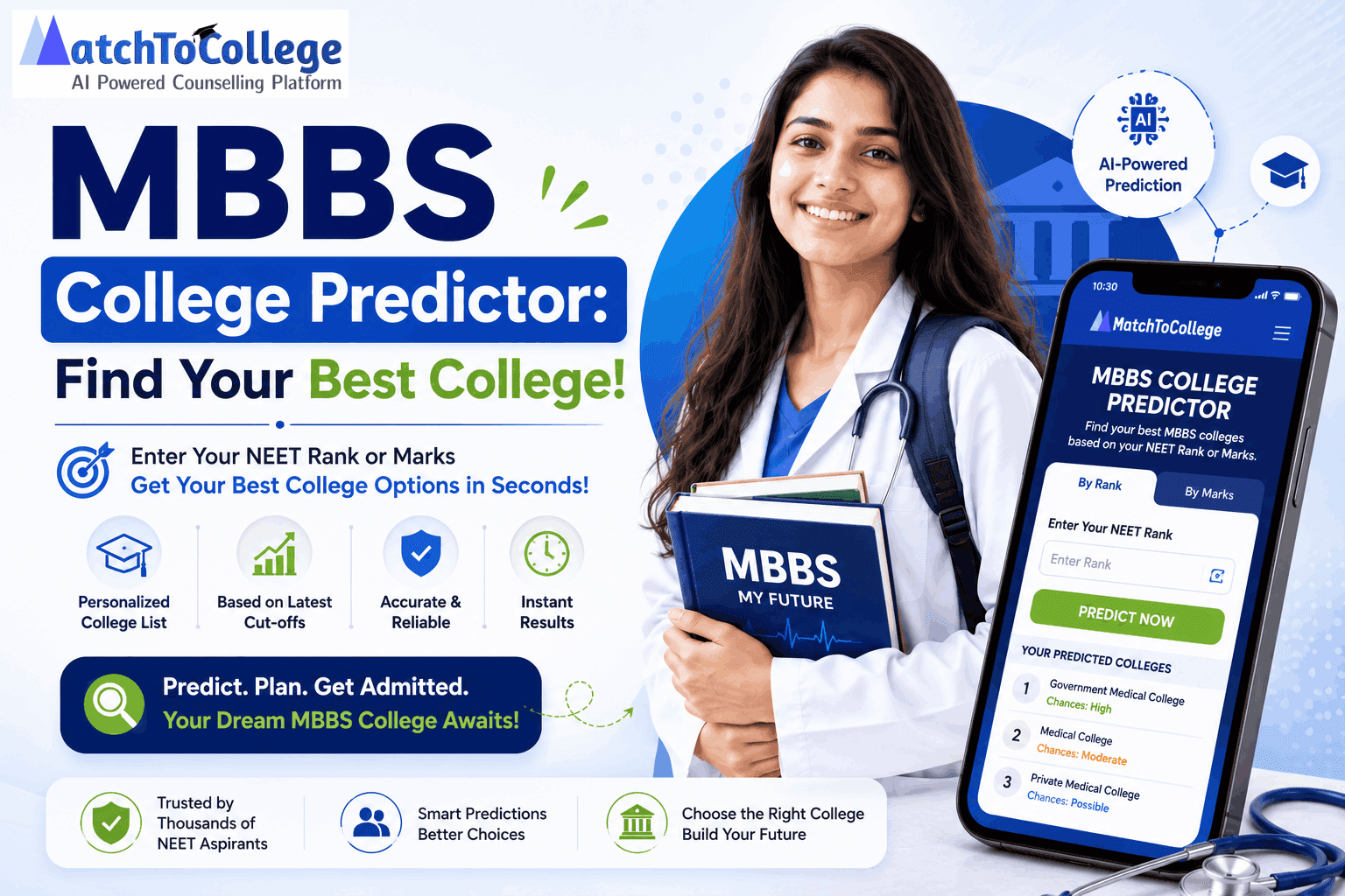 MBBS College Predictor: Find Your Best College!