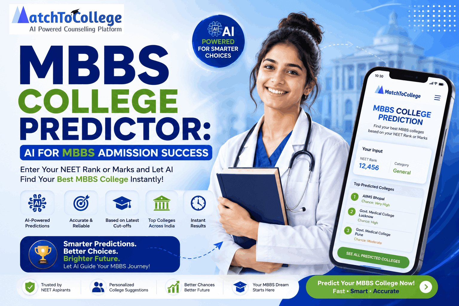 MBBS College Predictor: AI for MBBS Admission Success