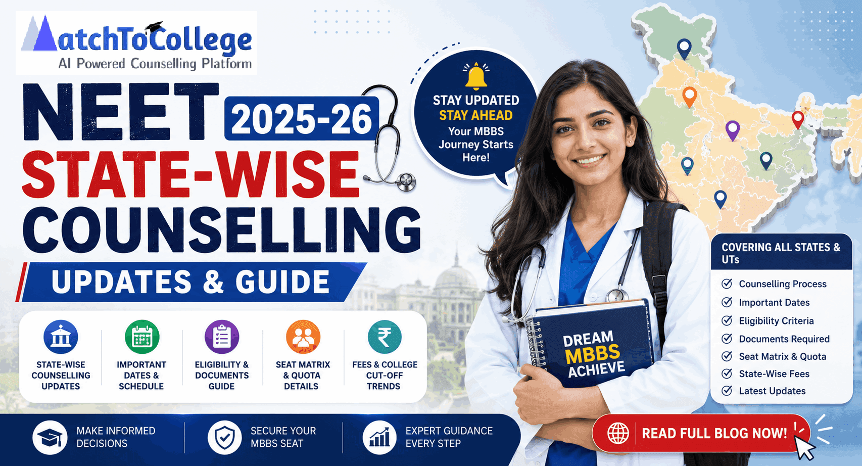 NEET 2025-26: State-Wise Counselling Updates & Guide
