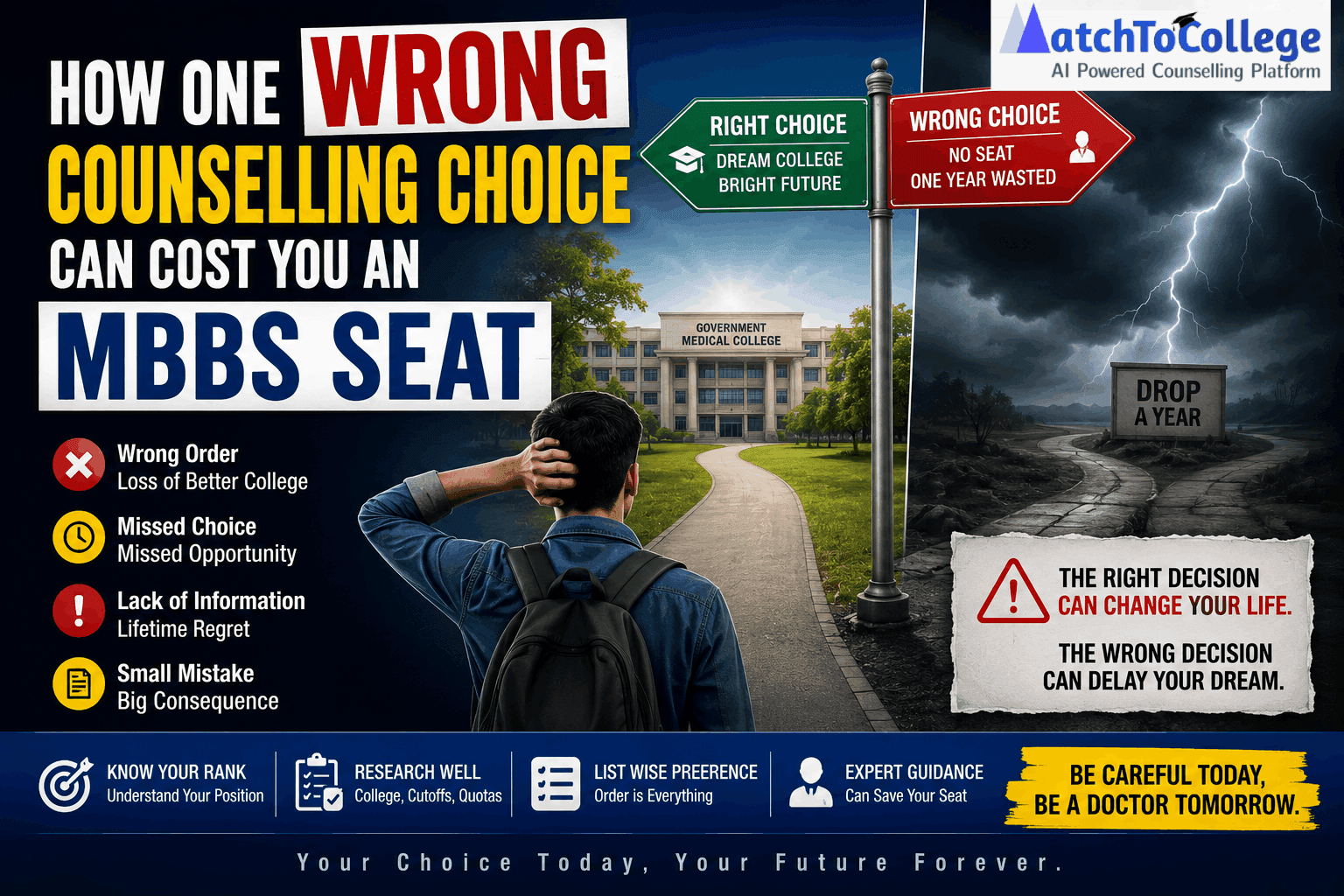 MBBS Counselling 2025-26: Avoid Critical Seat Loss!