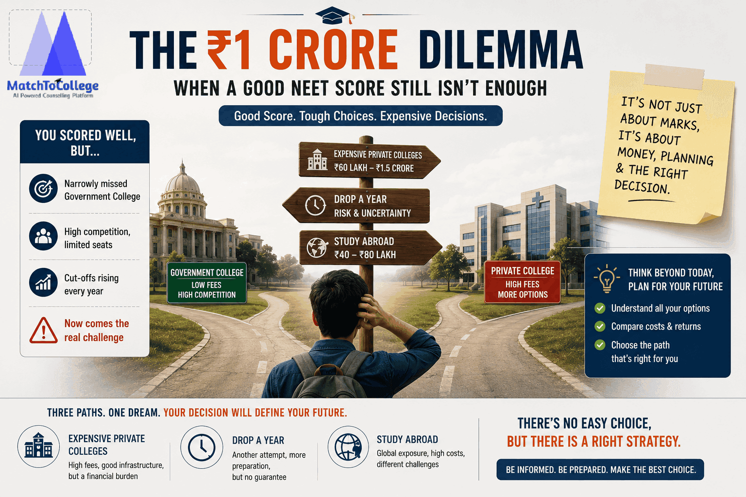 NEET 2025-26: The ₹1 Cr Dilemma & Your MBBS Options