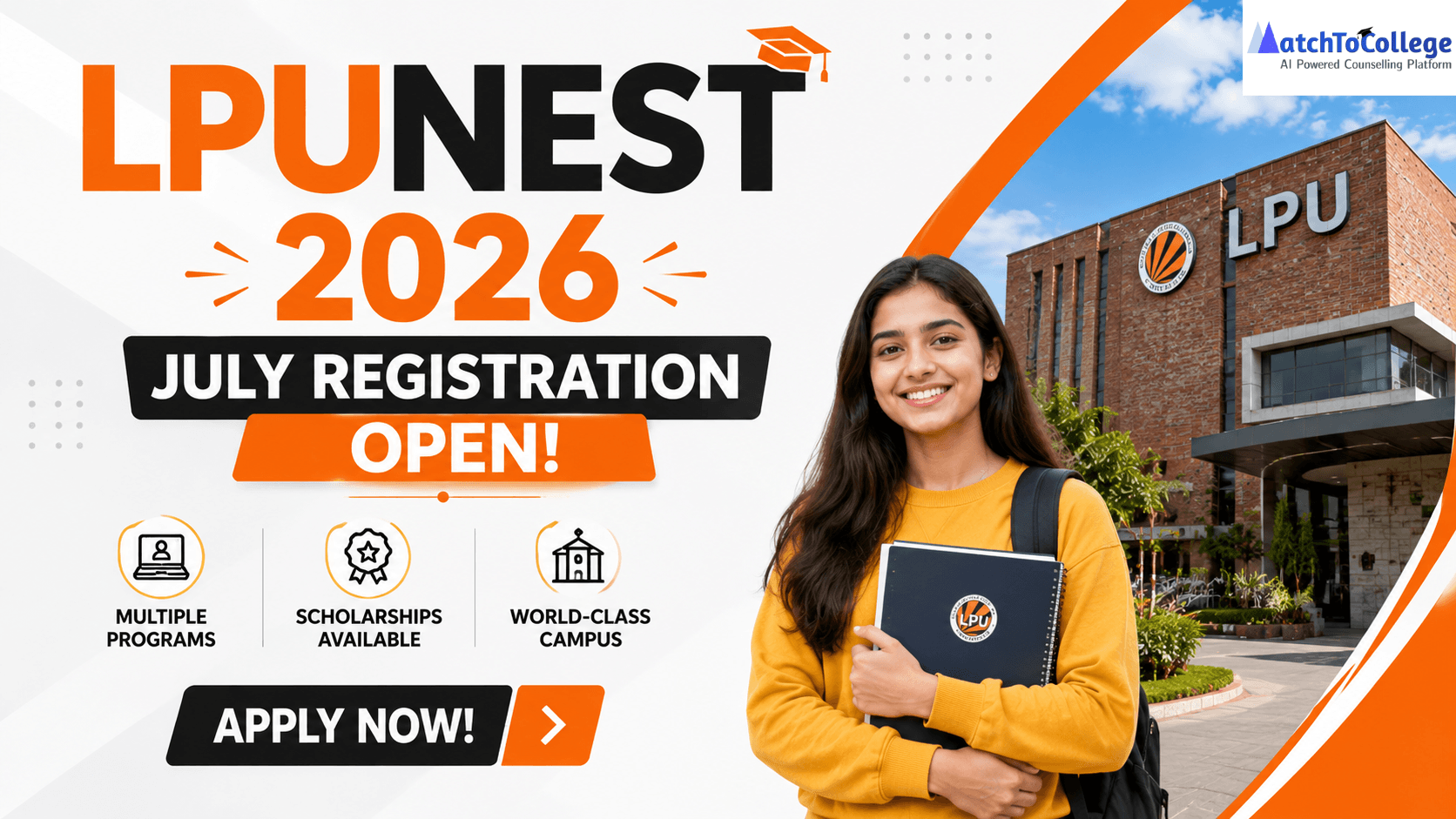 LPUNEST 2026 July Registration Open: Apply Now!