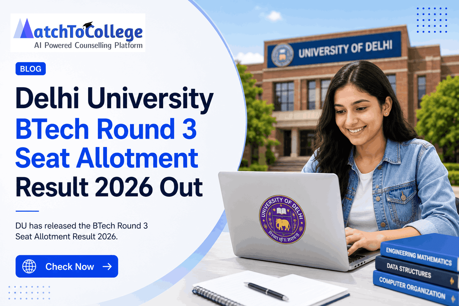 DU BTech Round 3 Allotment 2026 OUT! Act Fast by July 23