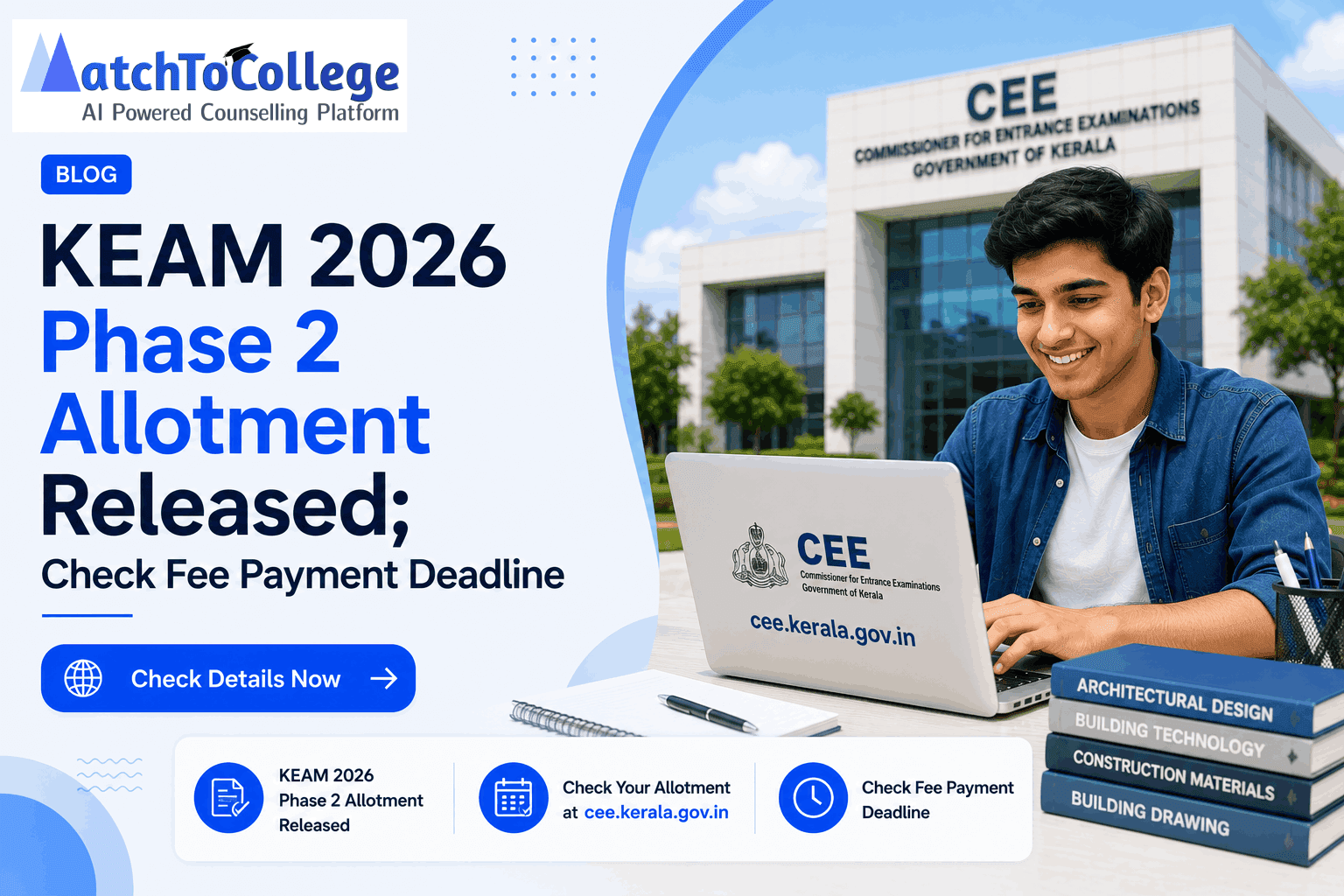URGENT: KEAM 2026 Phase 2 Allotment Out – July 24 Deadline!