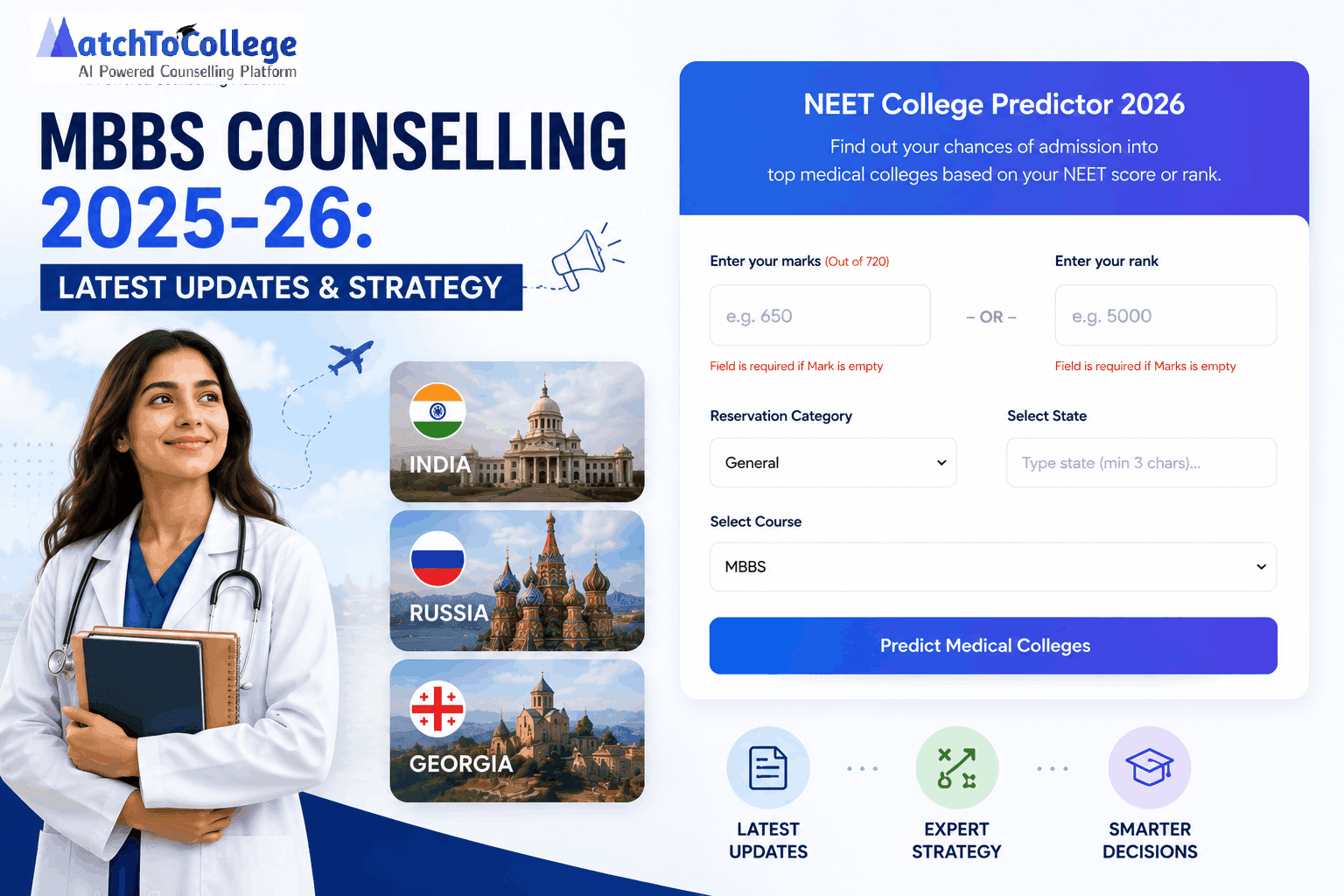 MBBS Counselling 2025-26: Latest Updates & Strategy