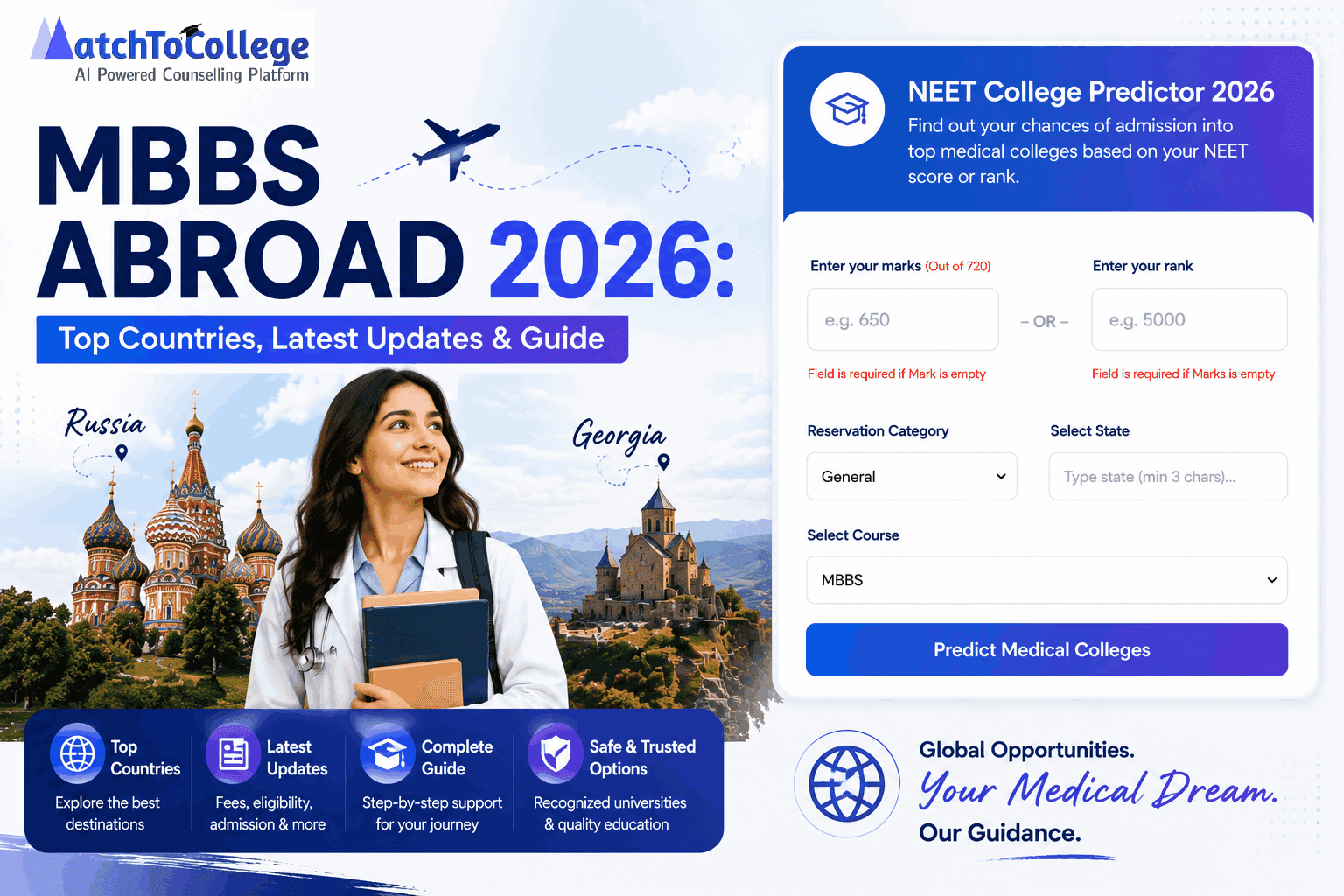MBBS Abroad 2026: Top Countries, Latest Updates & Guide