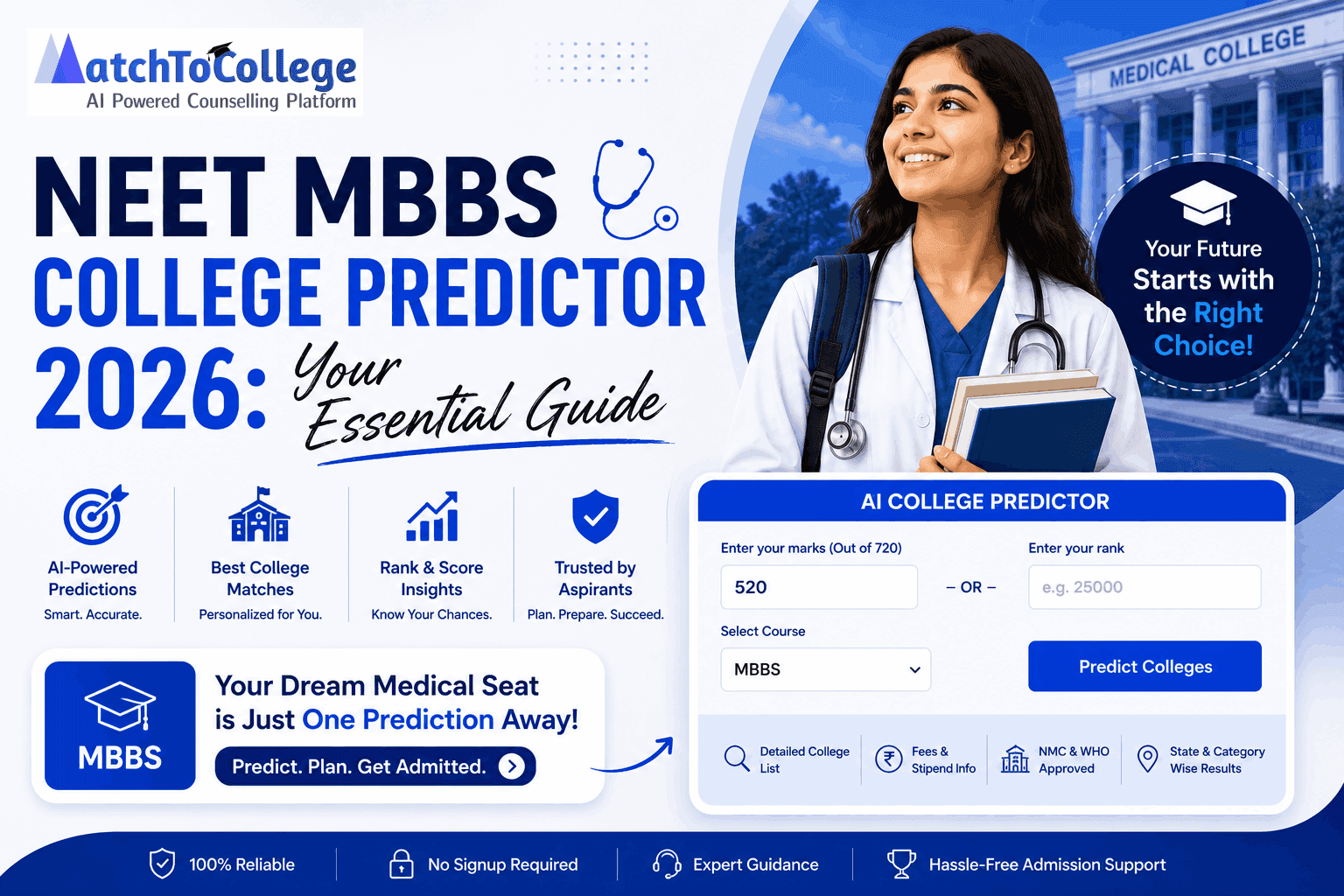 NEET MBBS College Predictor 2026: Your Essential Guide