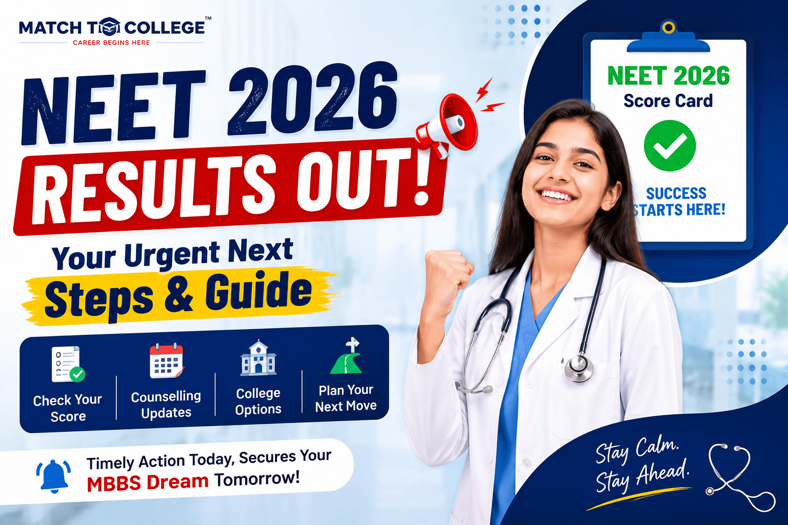 NEET 2026 Results OUT! Your Urgent Next Steps & Guide