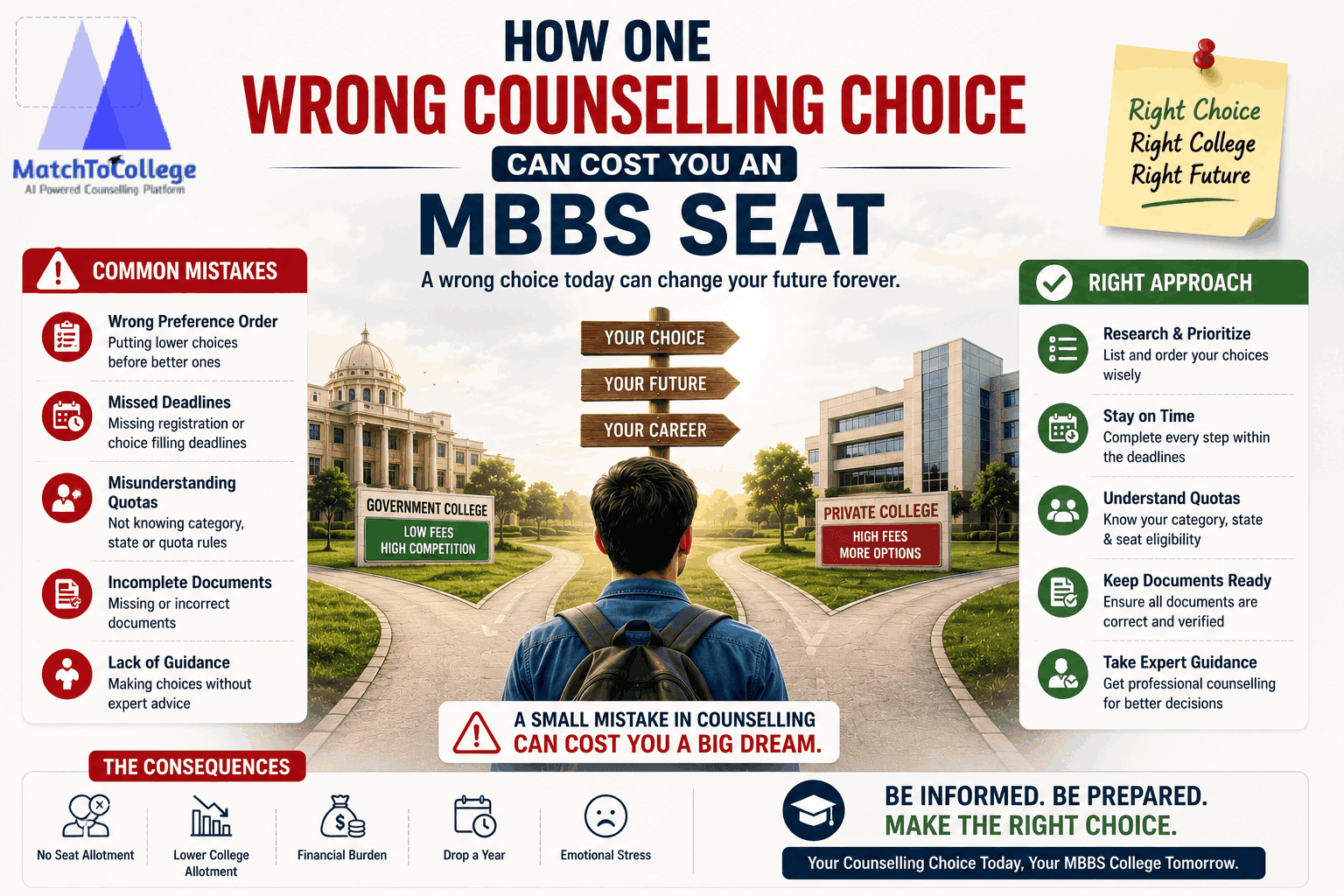 NEET 2026: One Wrong Choice Can Cost Your MBBS Seat