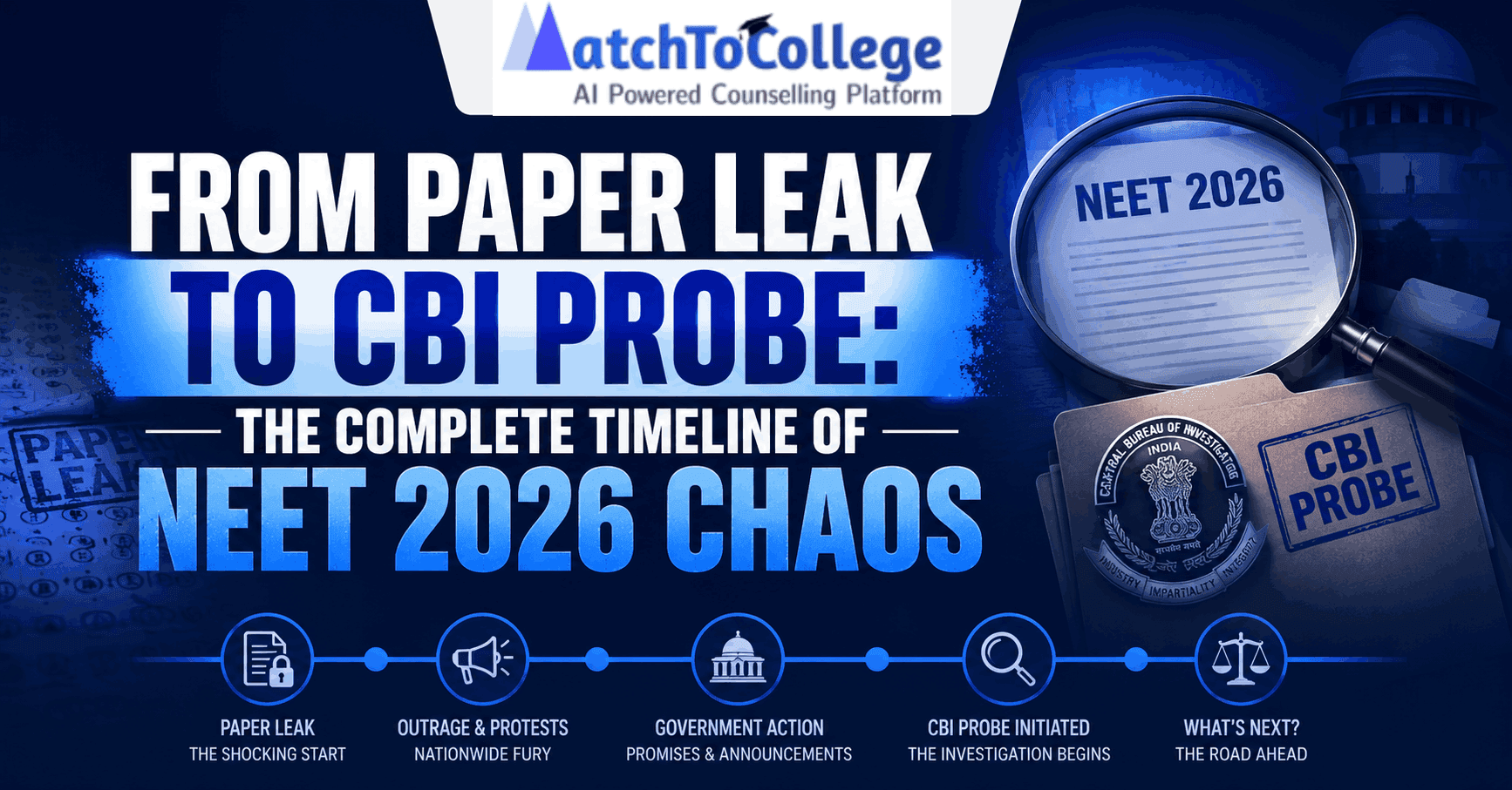 NEET 2026 Scam: Paper Leak to CBI Probe Timeline