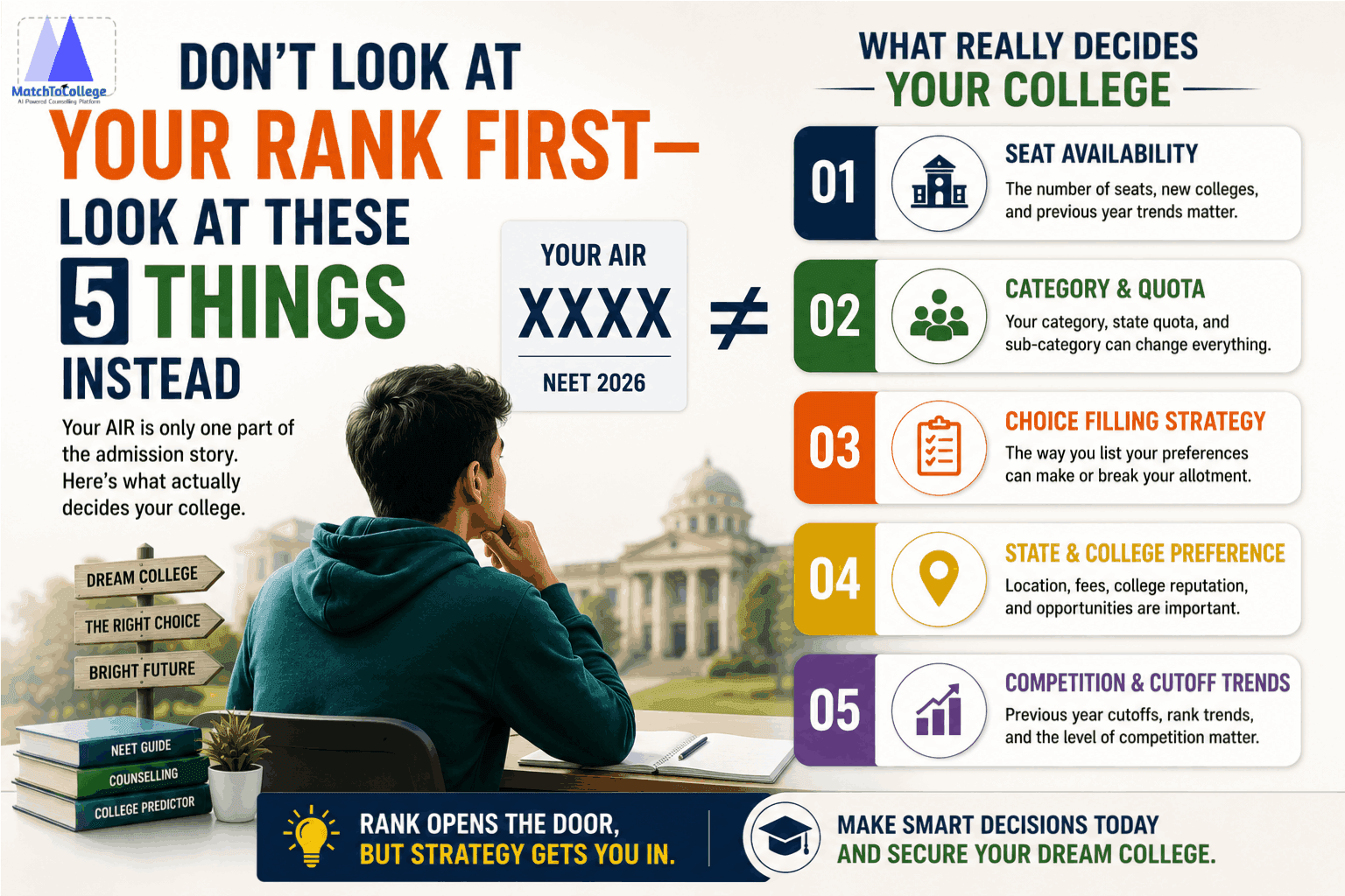 Beyond Rank: 5 Critical Factors for Your 2025-26 Admission