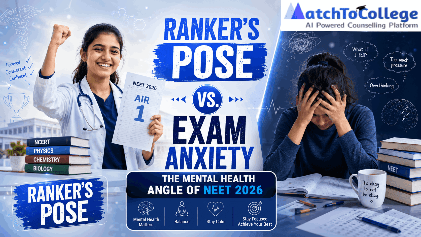 NEET 2026: Beyond 'Ranker's Pose' – Crushing Exam Anxiety