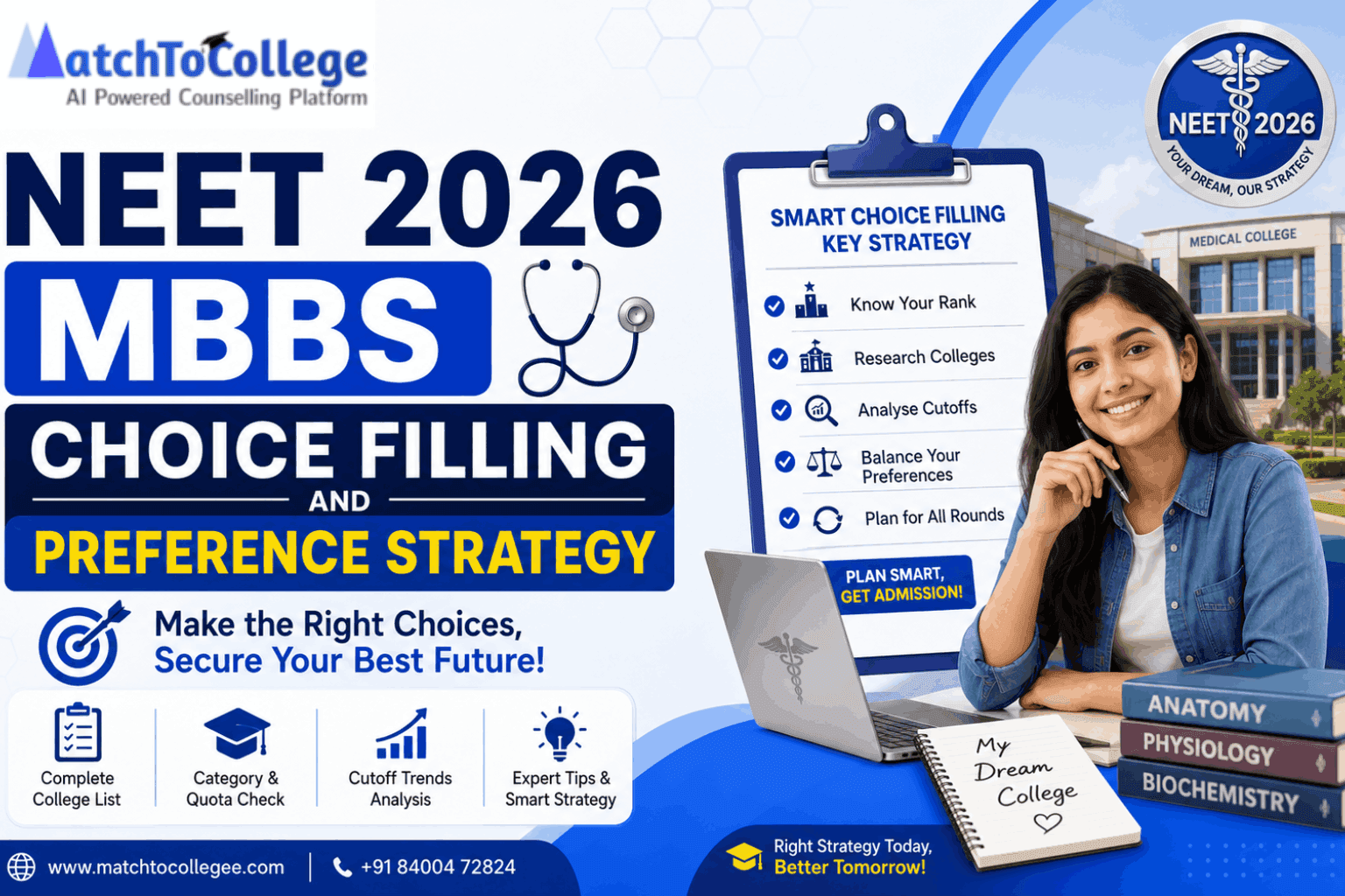 NEET 2026 MBBS Choice Filling: Expert Preference Strategy