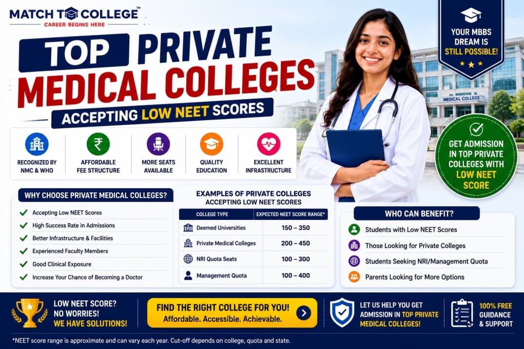 NEET 2025-26: Private MBBS Colleges for Low Scores