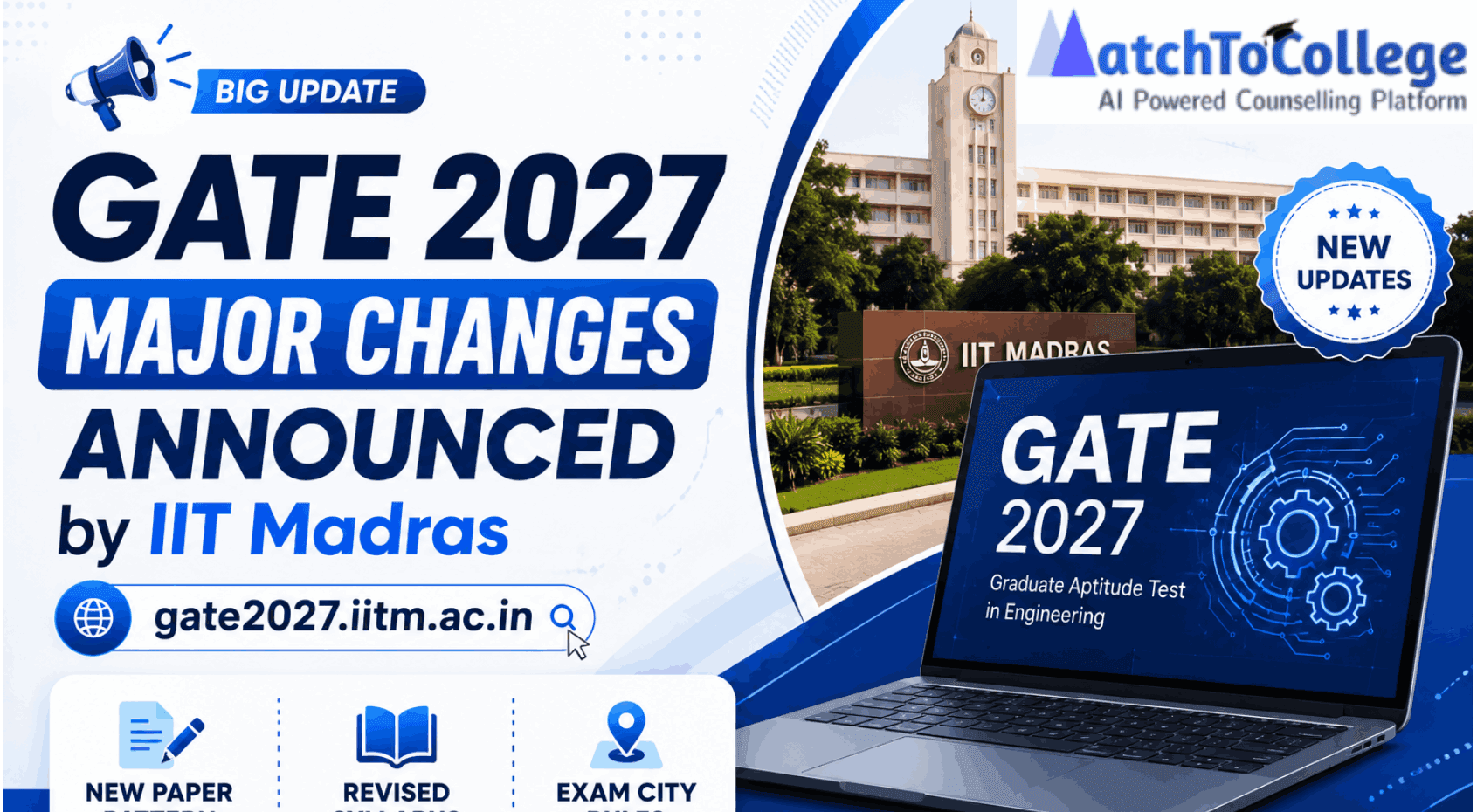 GATE 2027: IIT Madras Announces Major Syllabus, Exam Changes
