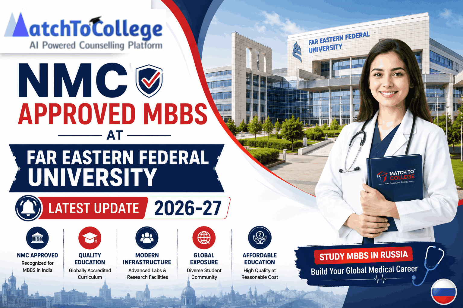Urgent Update: NMC Approved MBBS at FEFU for 2026-27!