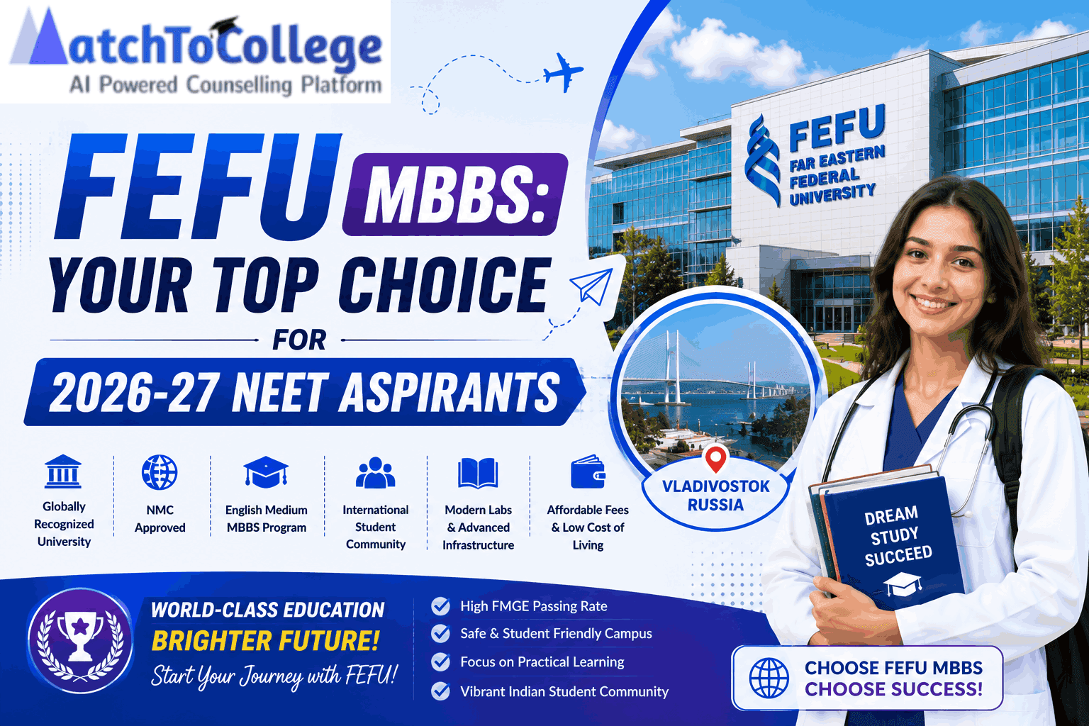 FEFU MBBS: Your Top Choice for 2026-27 NEET Aspirants