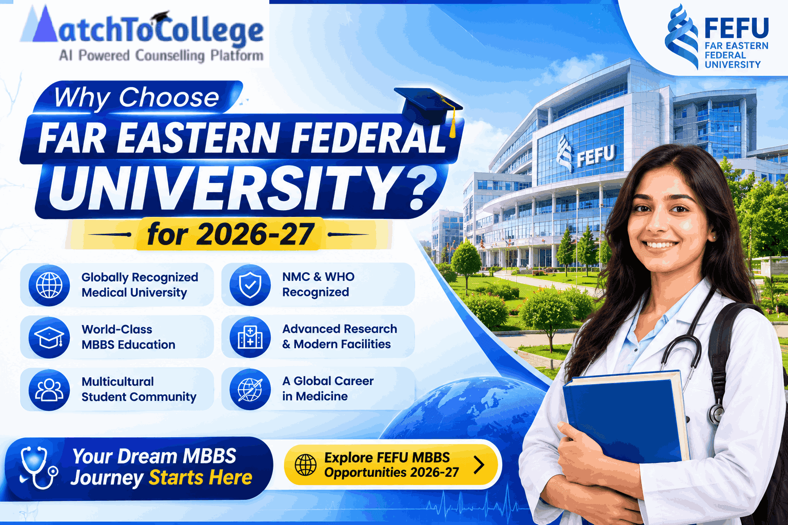 FEFU MBBS 2026-27: Your Medical Dream Starts Here