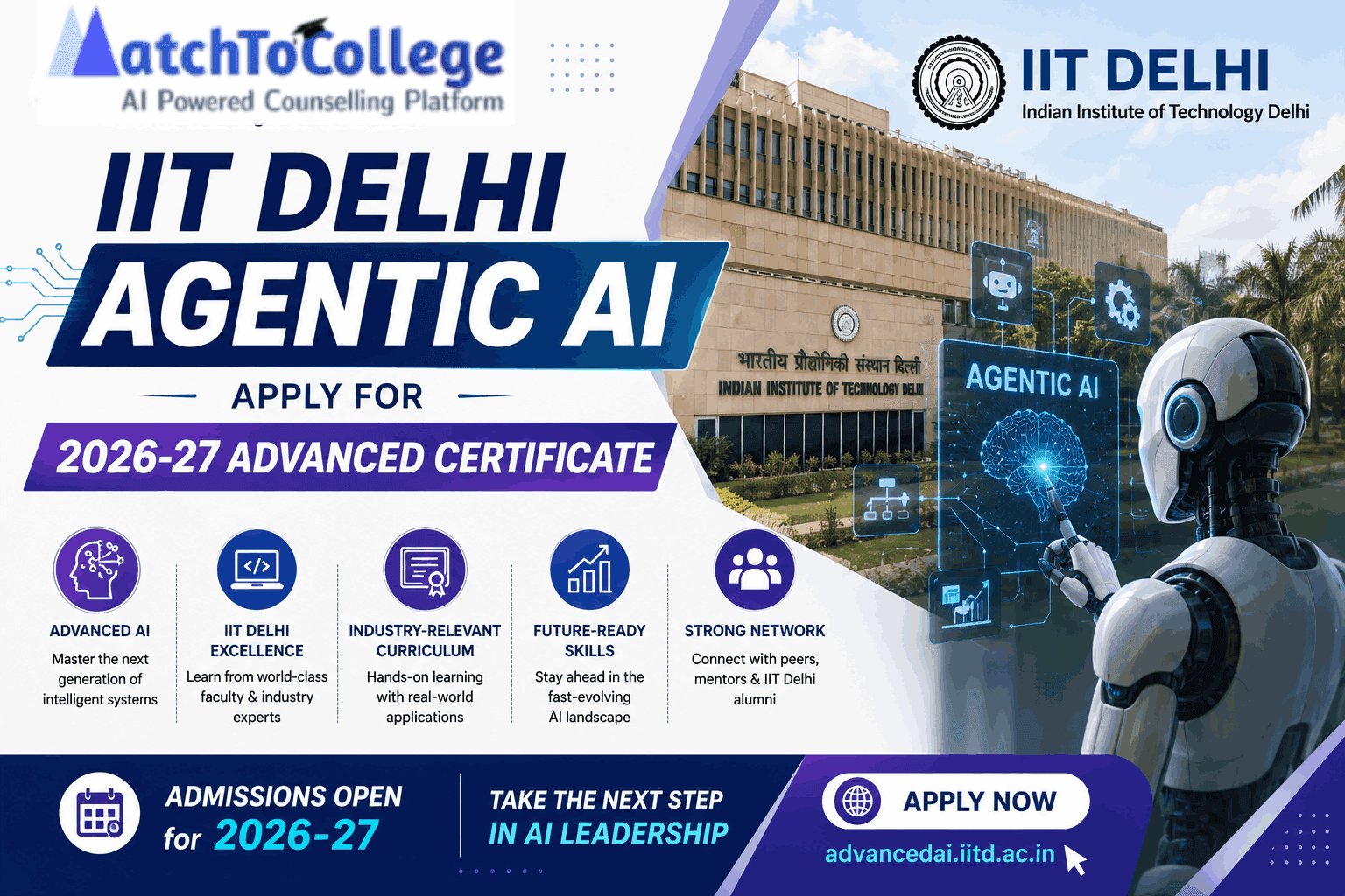IIT Delhi Agentic AI: Apply for 2026-27 Advanced Certificate