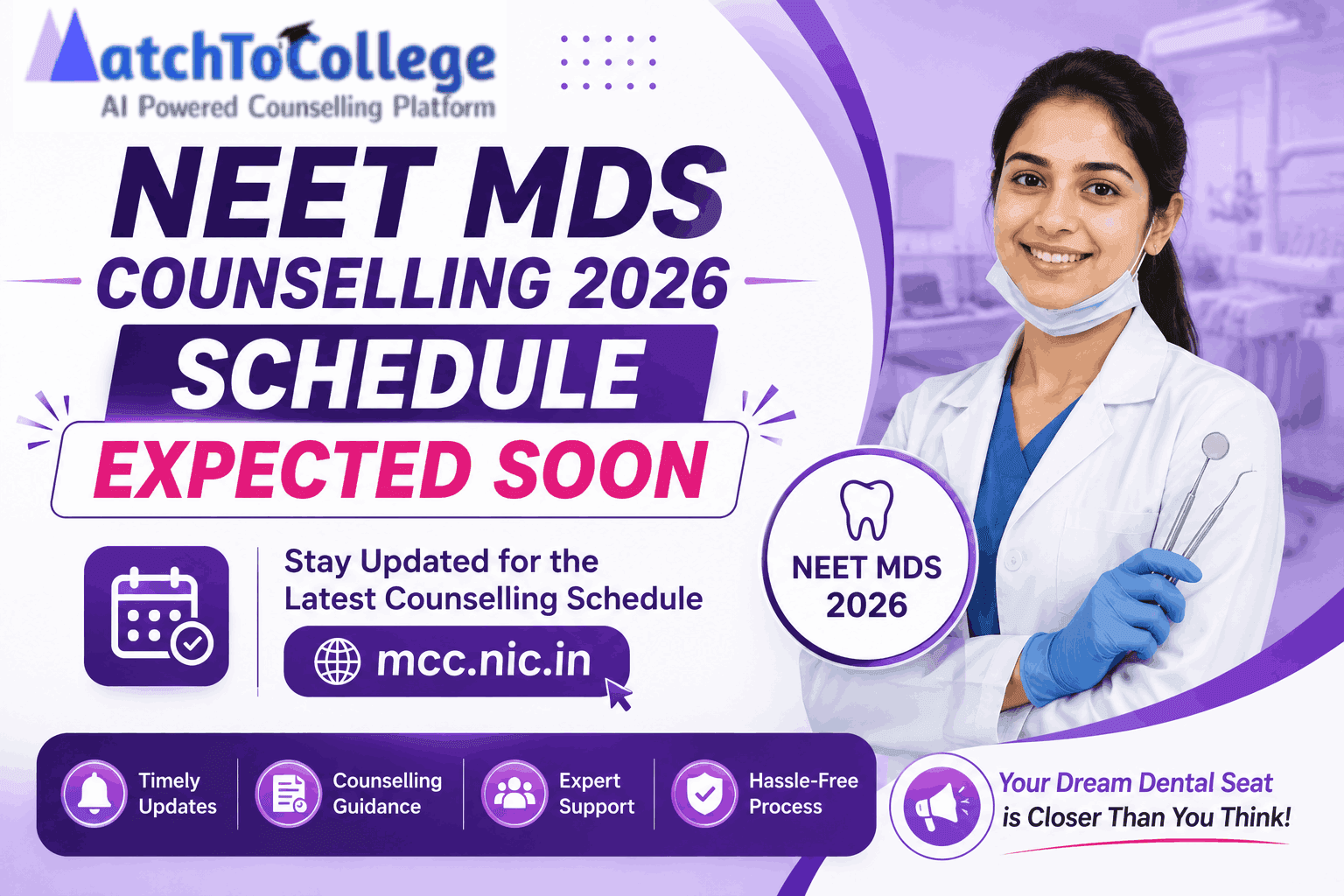 NEET MDS Counselling 2026 Schedule: Latest Updates!