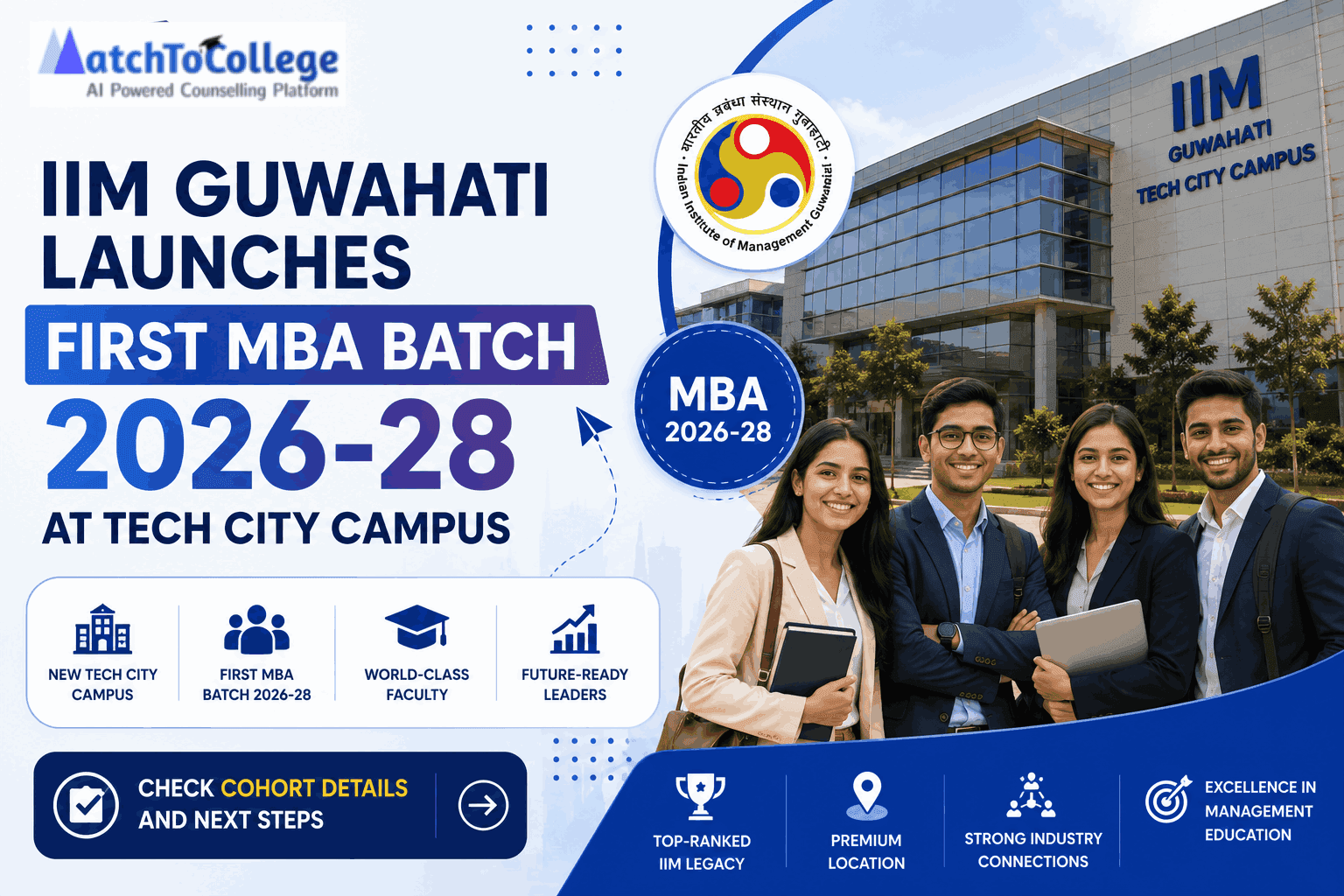 IIM Guwahati MBA: First Batch at Tech City Campus!