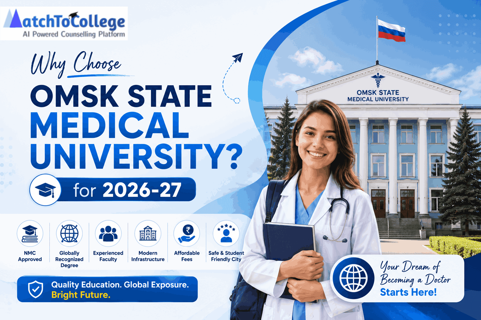 Omsk State Medical University: Your 2026 MBBS Dream Abroad