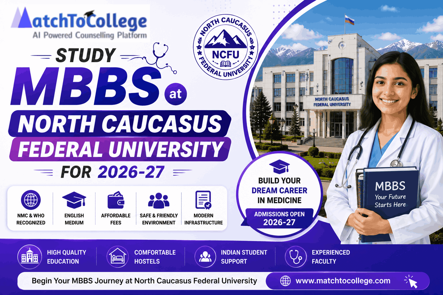 Study MBBS at NCFU 2026-27: Your Guide to Russian Medical Dreams