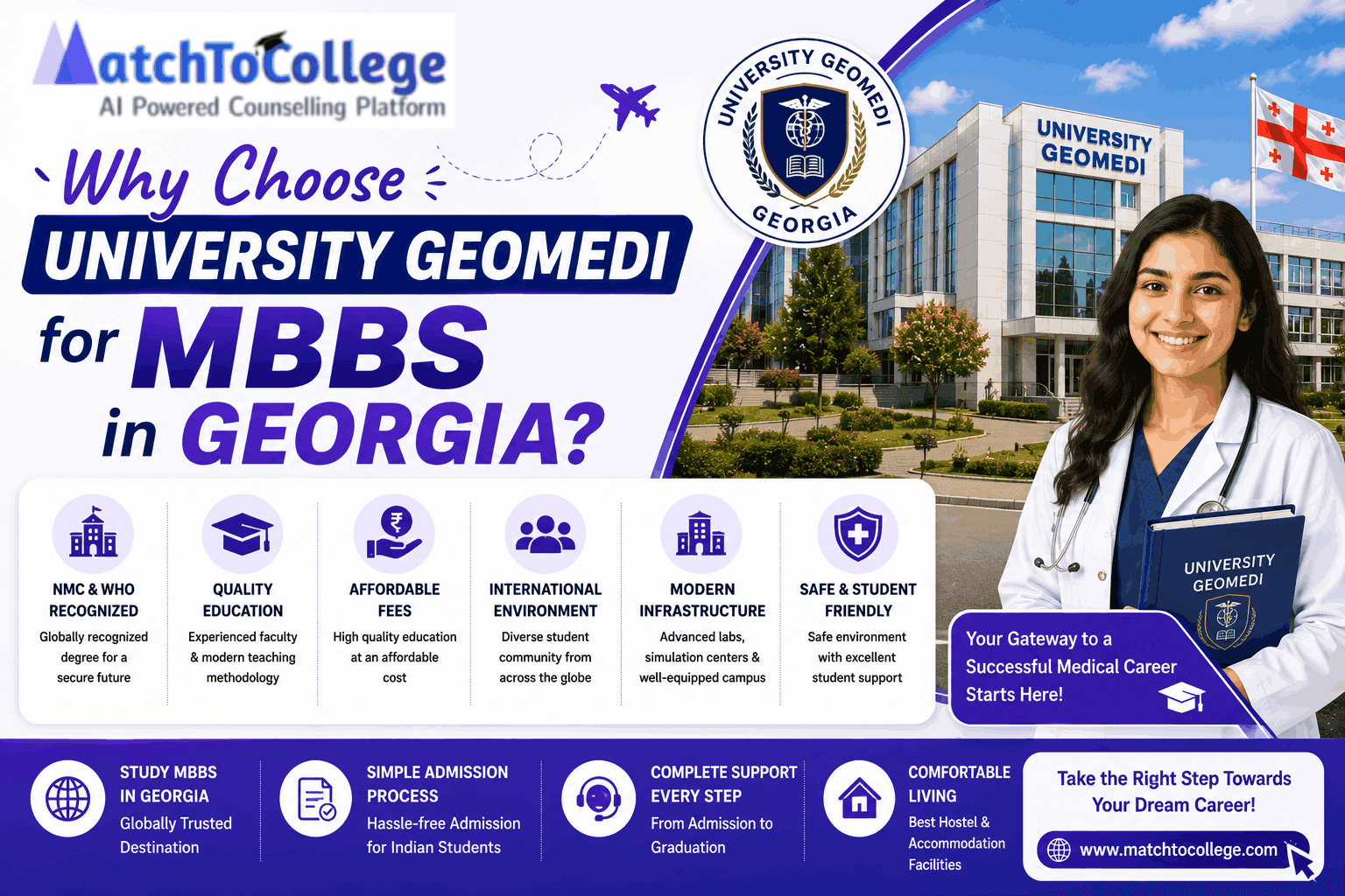 Study MBBS at University Geomedi, Georgia: 2026-27 Guide
