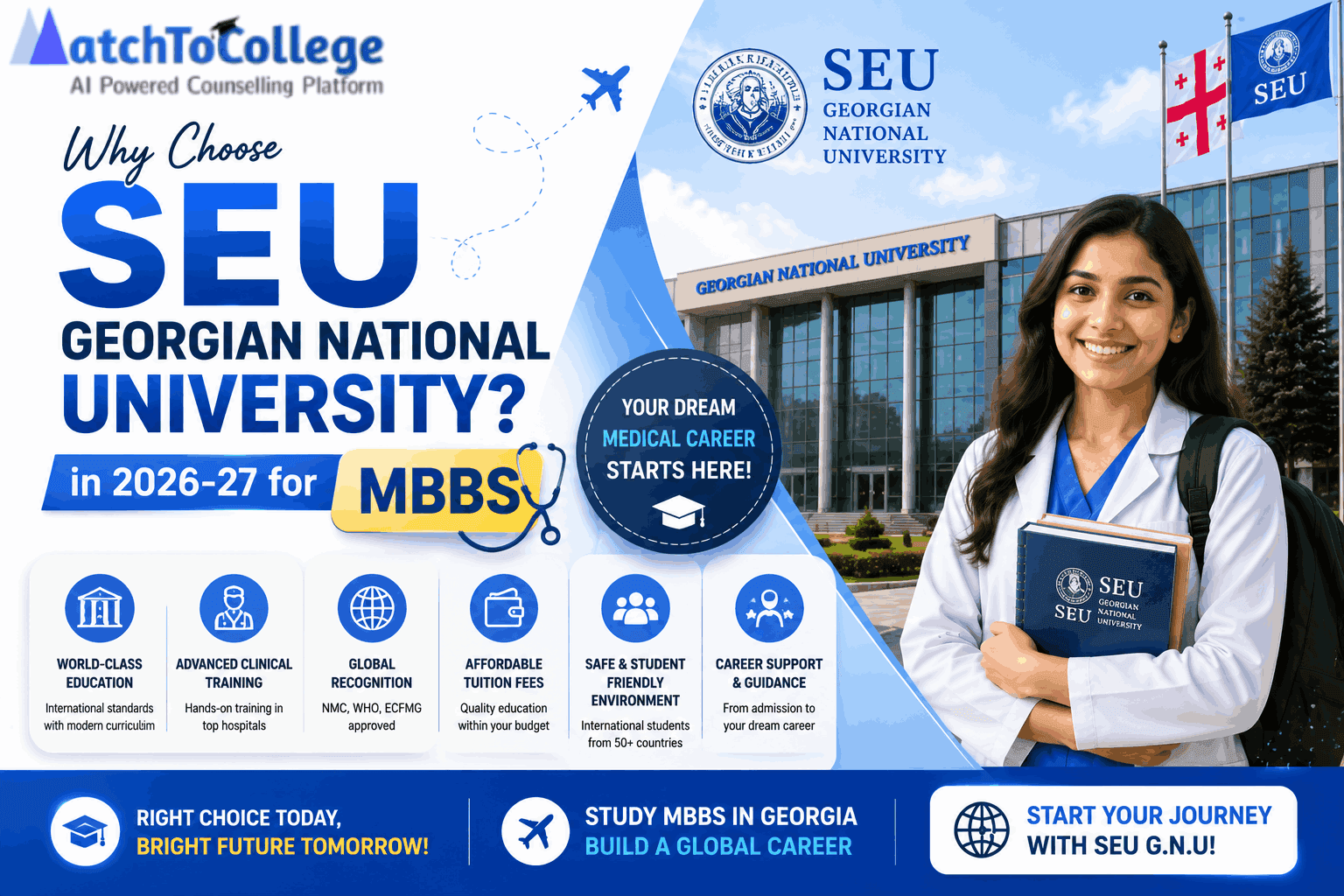 SEU Georgian National University MBBS 2026-27: Your Top Choice