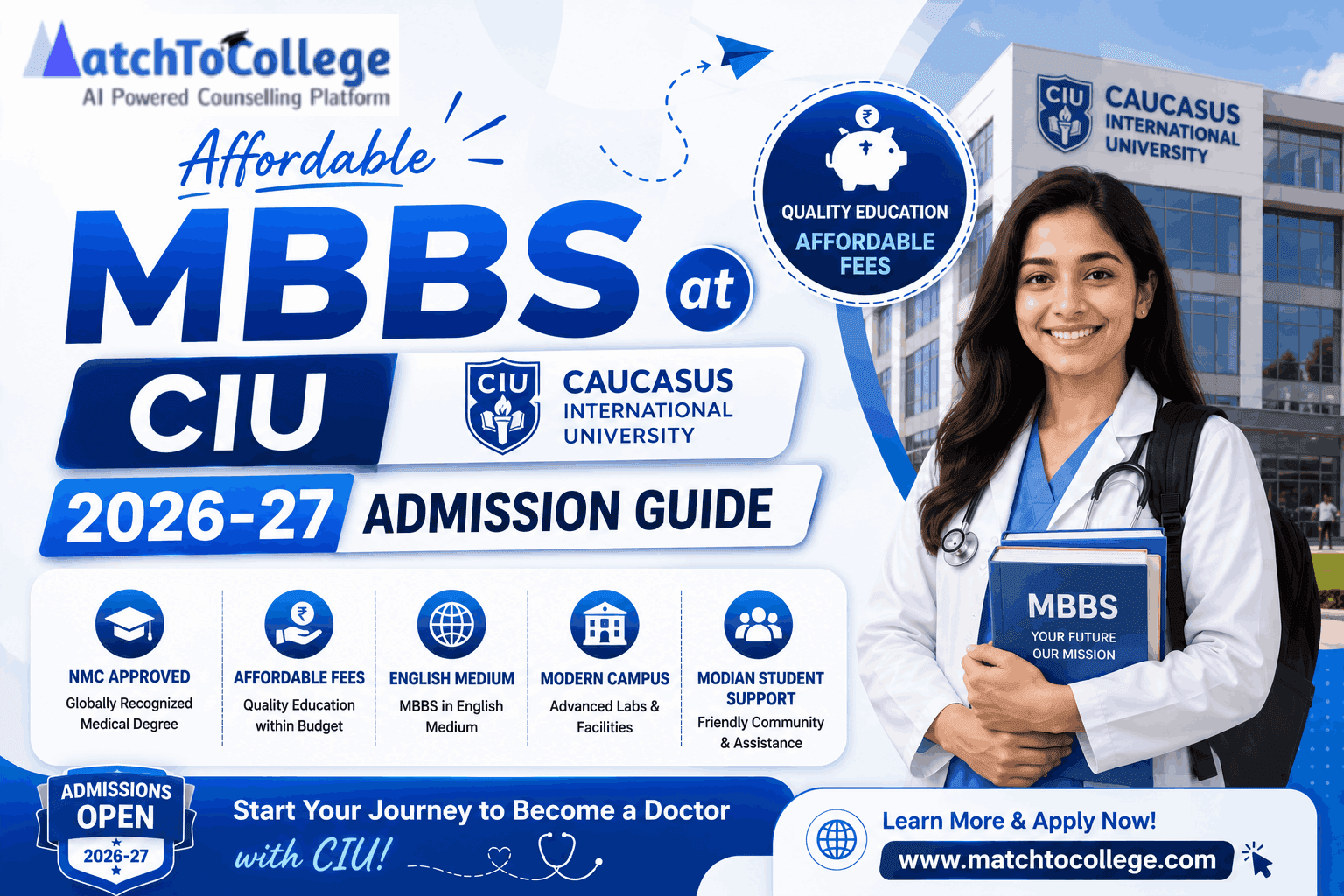 Affordable MBBS at CIU: 2026-27 Admission Guide