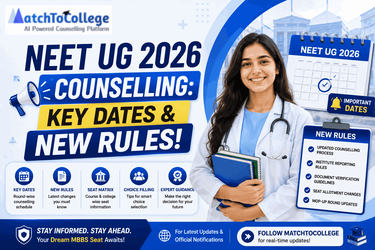 NEET UG 2026 Counselling: Key Dates & New Rules!