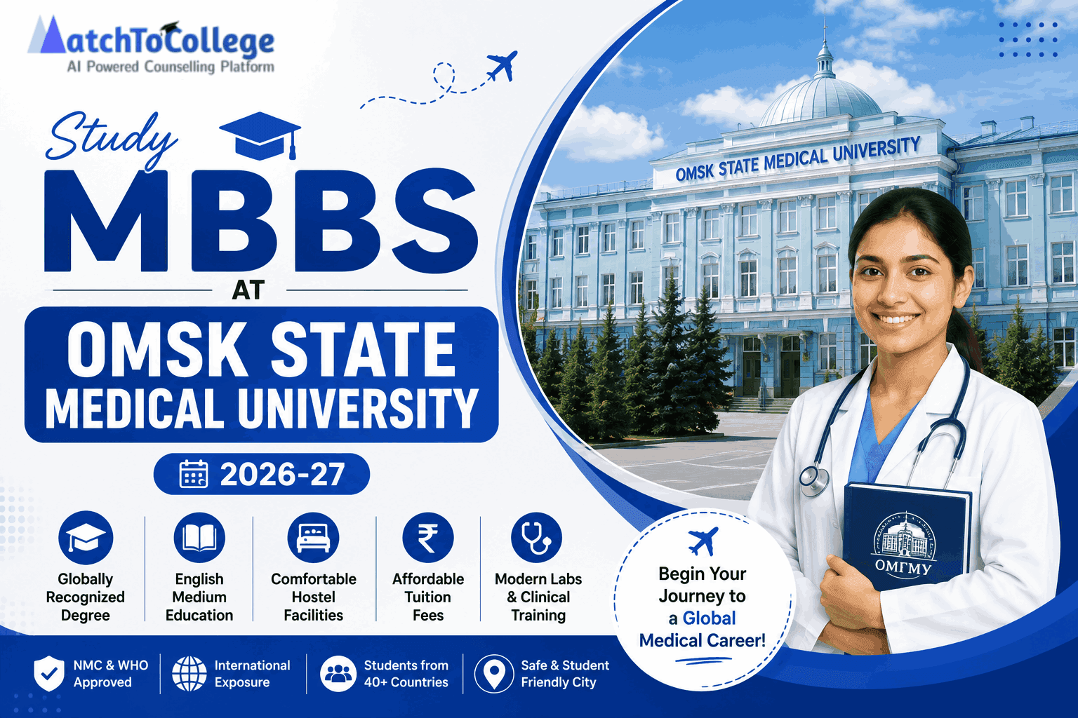 Study MBBS at Omsk State Medical University 2026-27