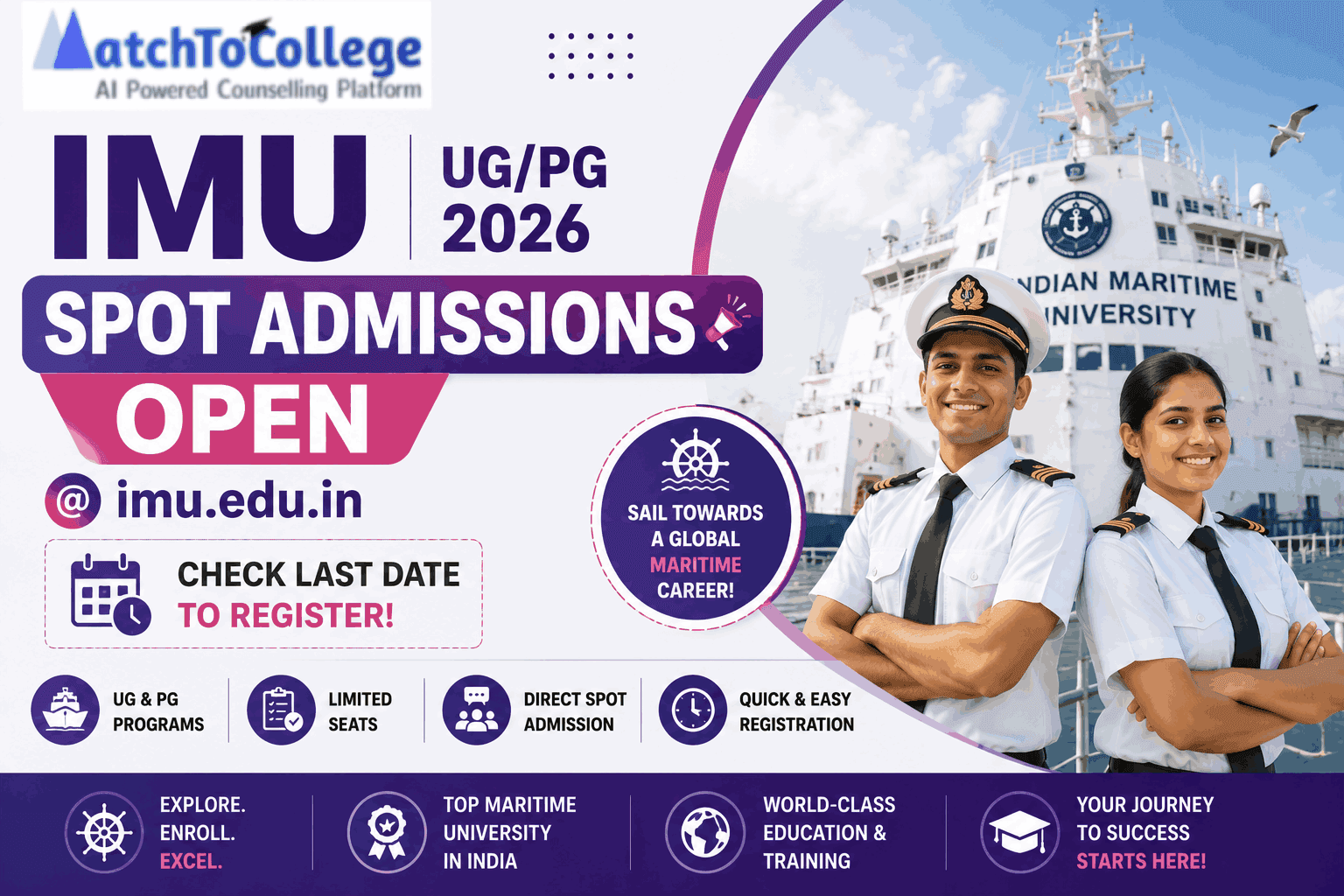 IMU Spot Admissions 2026 Open: Your Maritime Career Guide