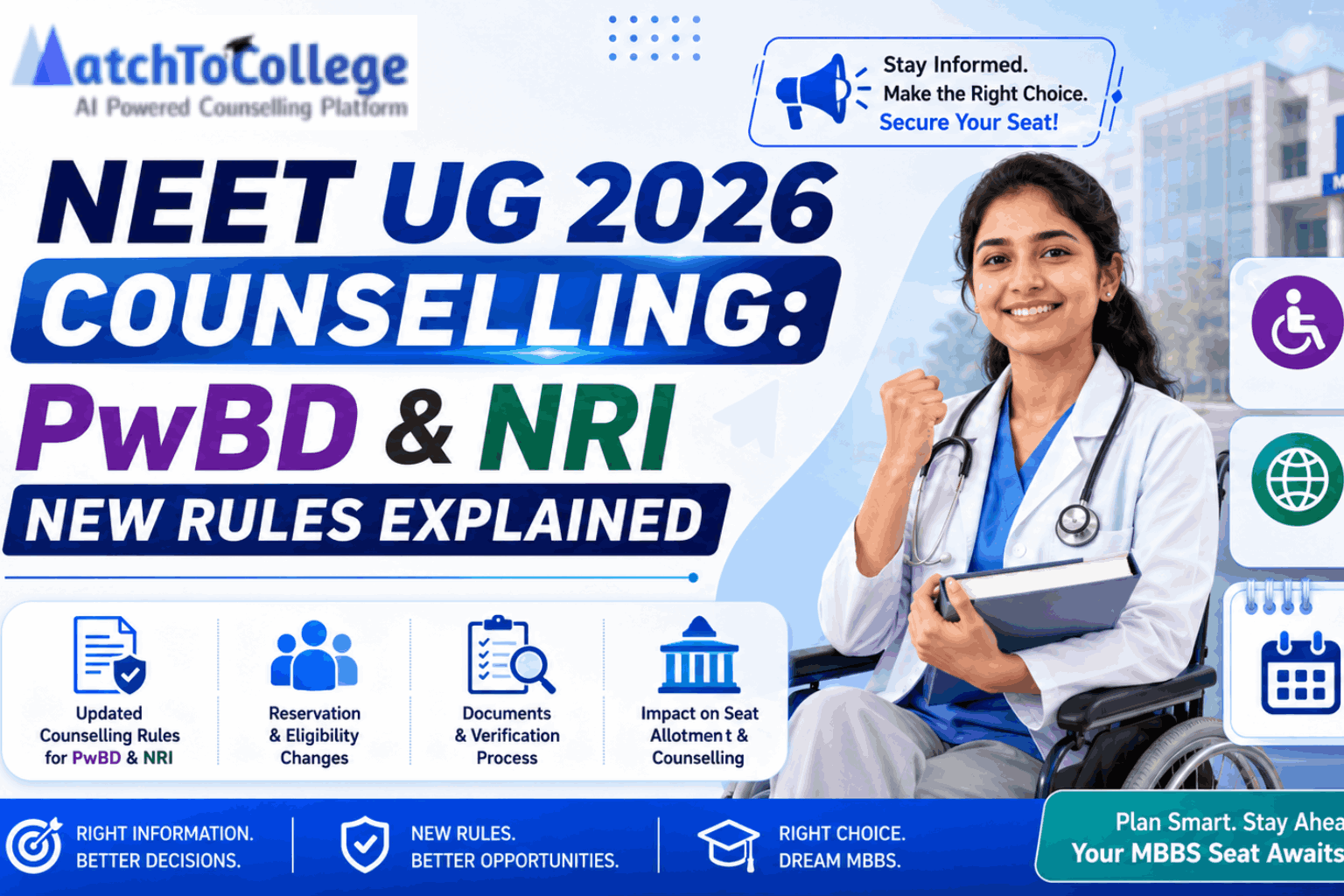 NEET UG 2026 Counselling: PwBD & NRI New Rules Explained