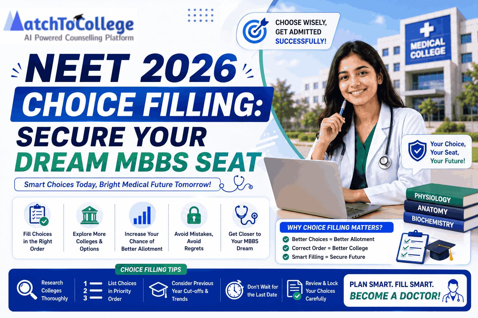 NEET 2026 Choice Filling: Secure Your Dream MBBS Seat