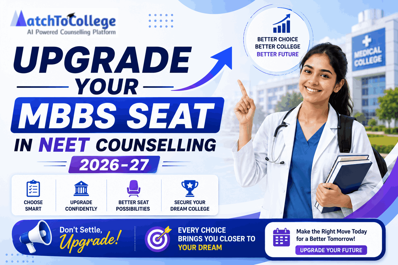 Upgrade Your MBBS Seat in NEET Counselling 2026-27