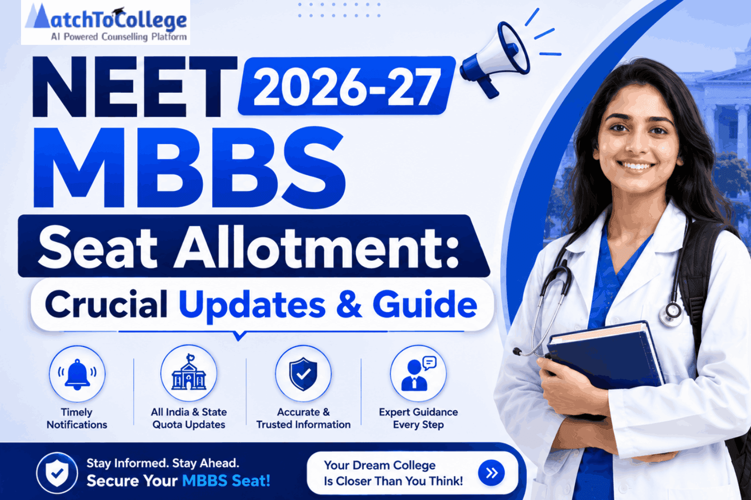 NEET 2026-27 MBBS Seat Allotment: Crucial Updates & Guide