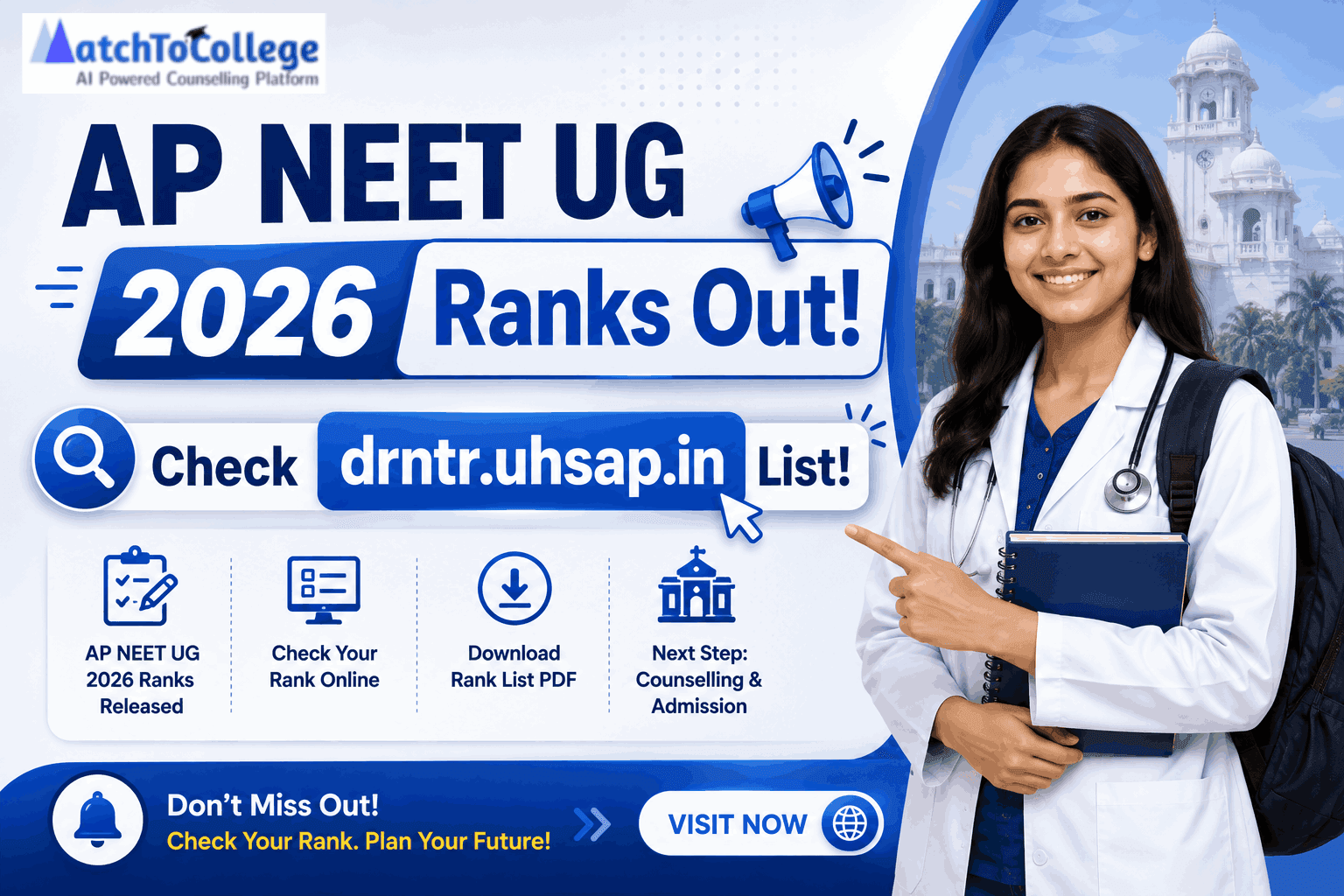 AP NEET UG 2026 Ranks Out: Check drntr.uhsap.in List!