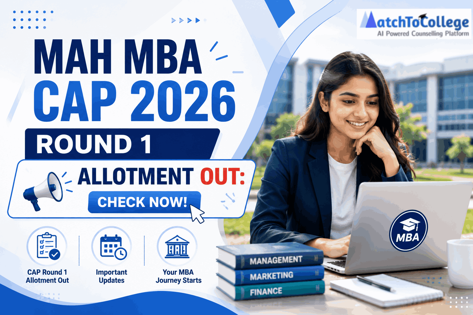 MAH MBA CAP 2026 Round 1 Allotment OUT: Check Now!