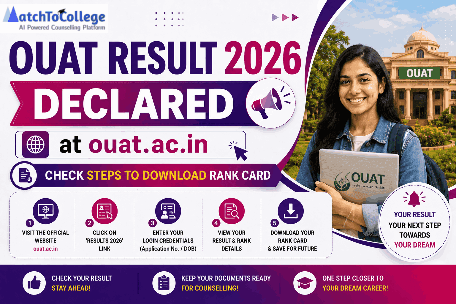 OUAT Result 2026 Declared: Download Your Rank Card Now!