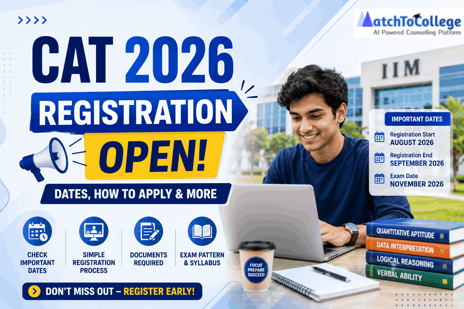 CAT 2026 Registration Open: Dates, How to Apply & More