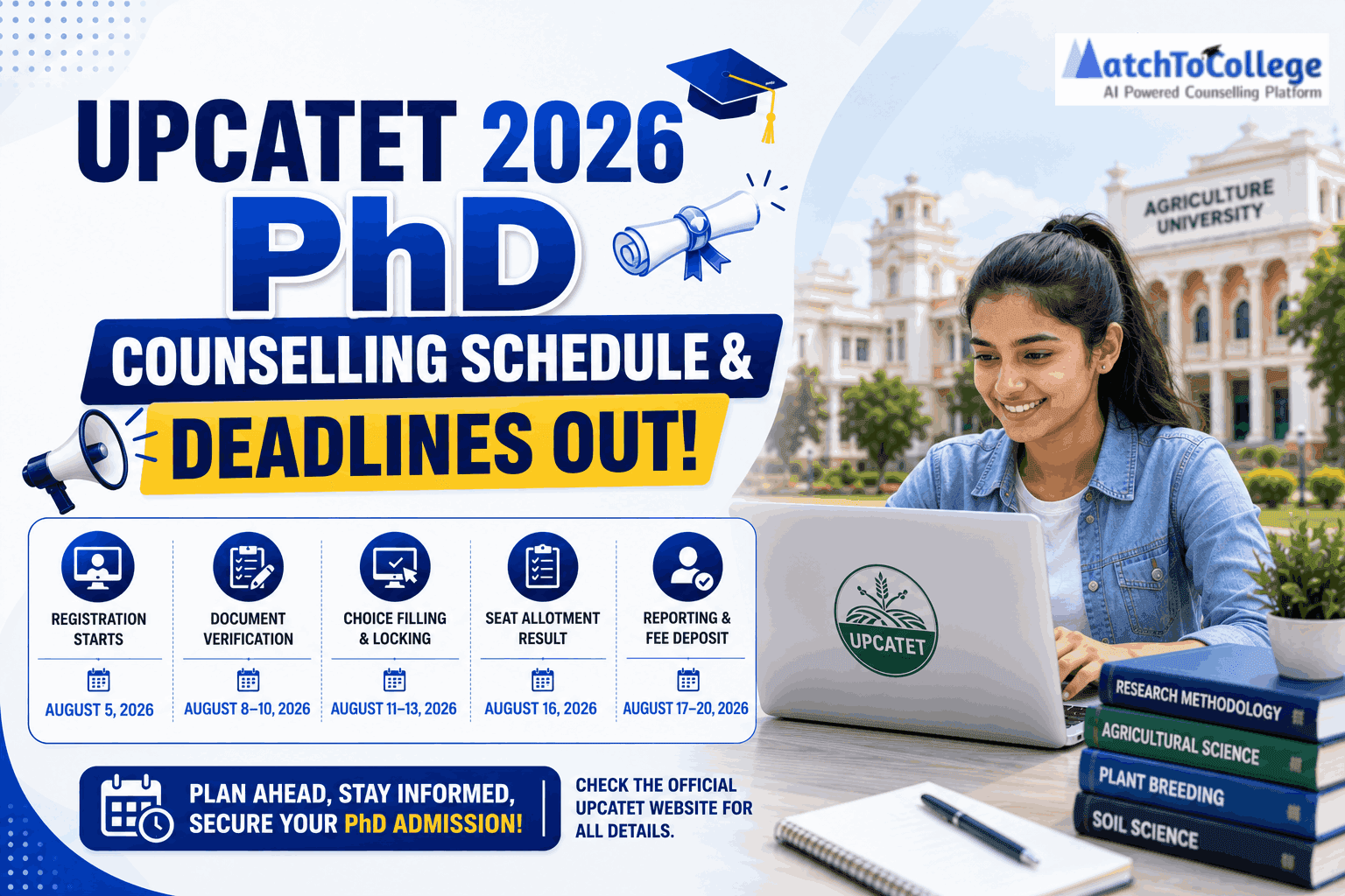 UPCATET 2026 PhD Counselling Schedule & Deadlines Out!